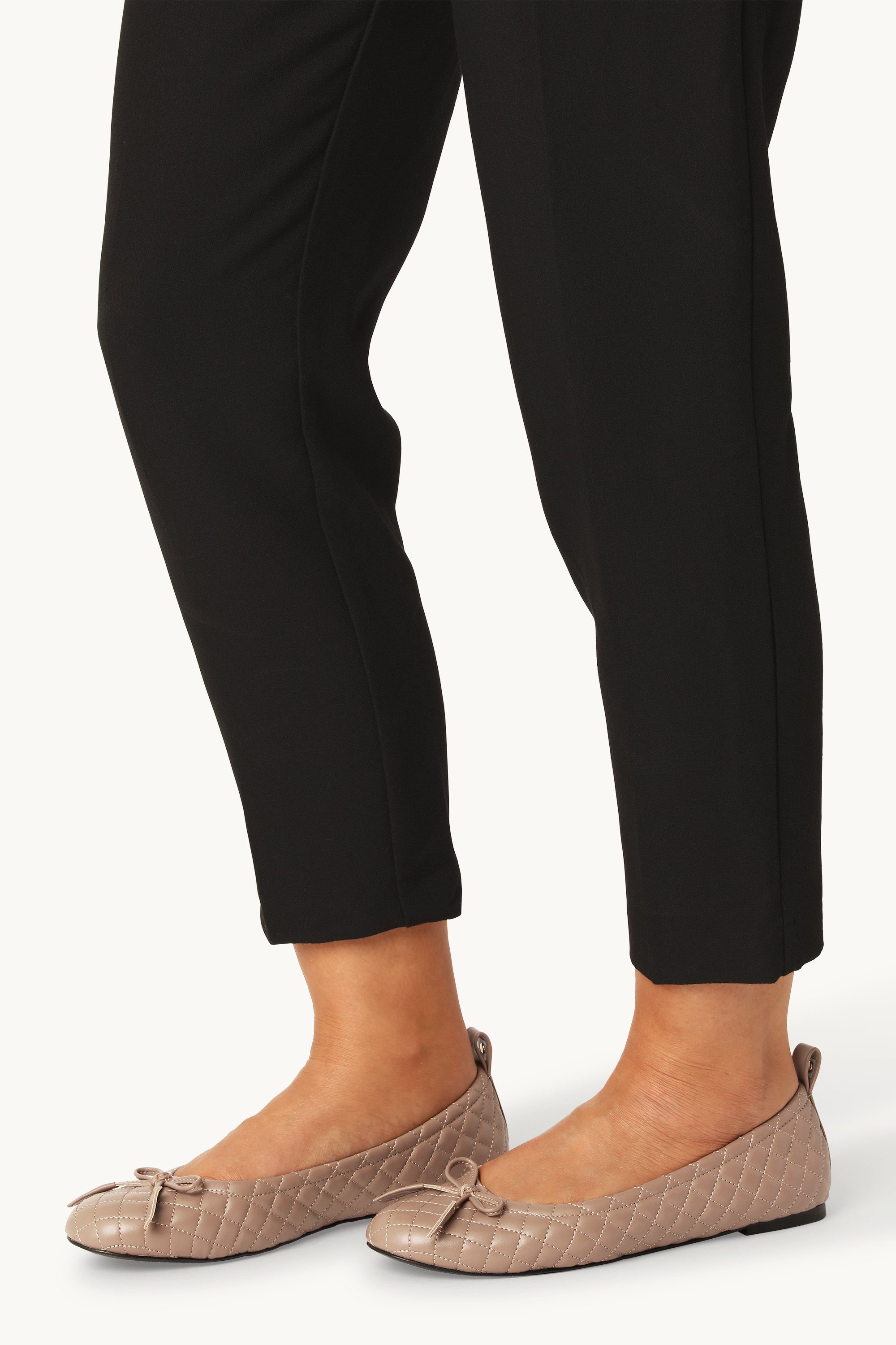 Quilted Ballerina - Clay Black