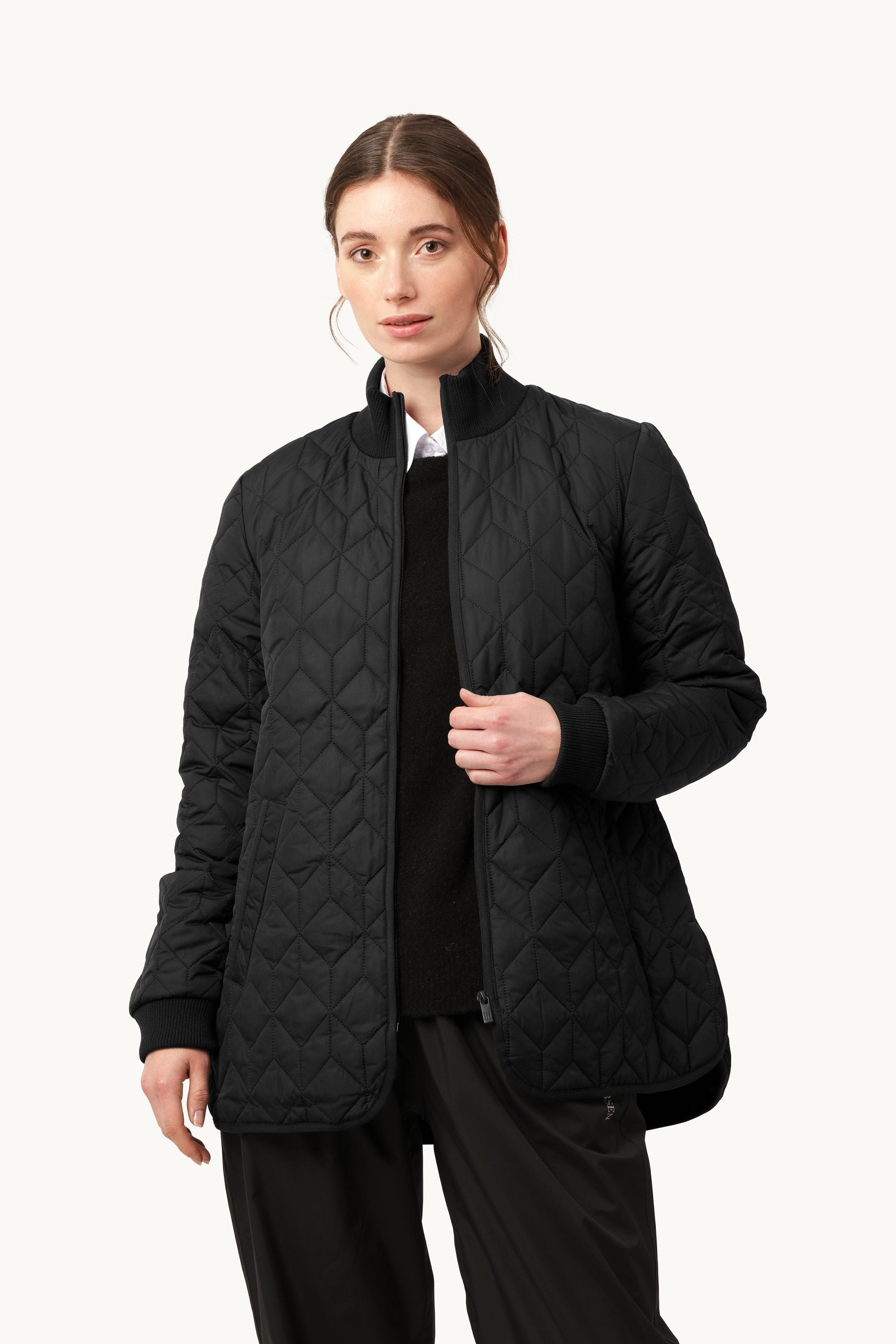 Short Quilt Jacket - Black