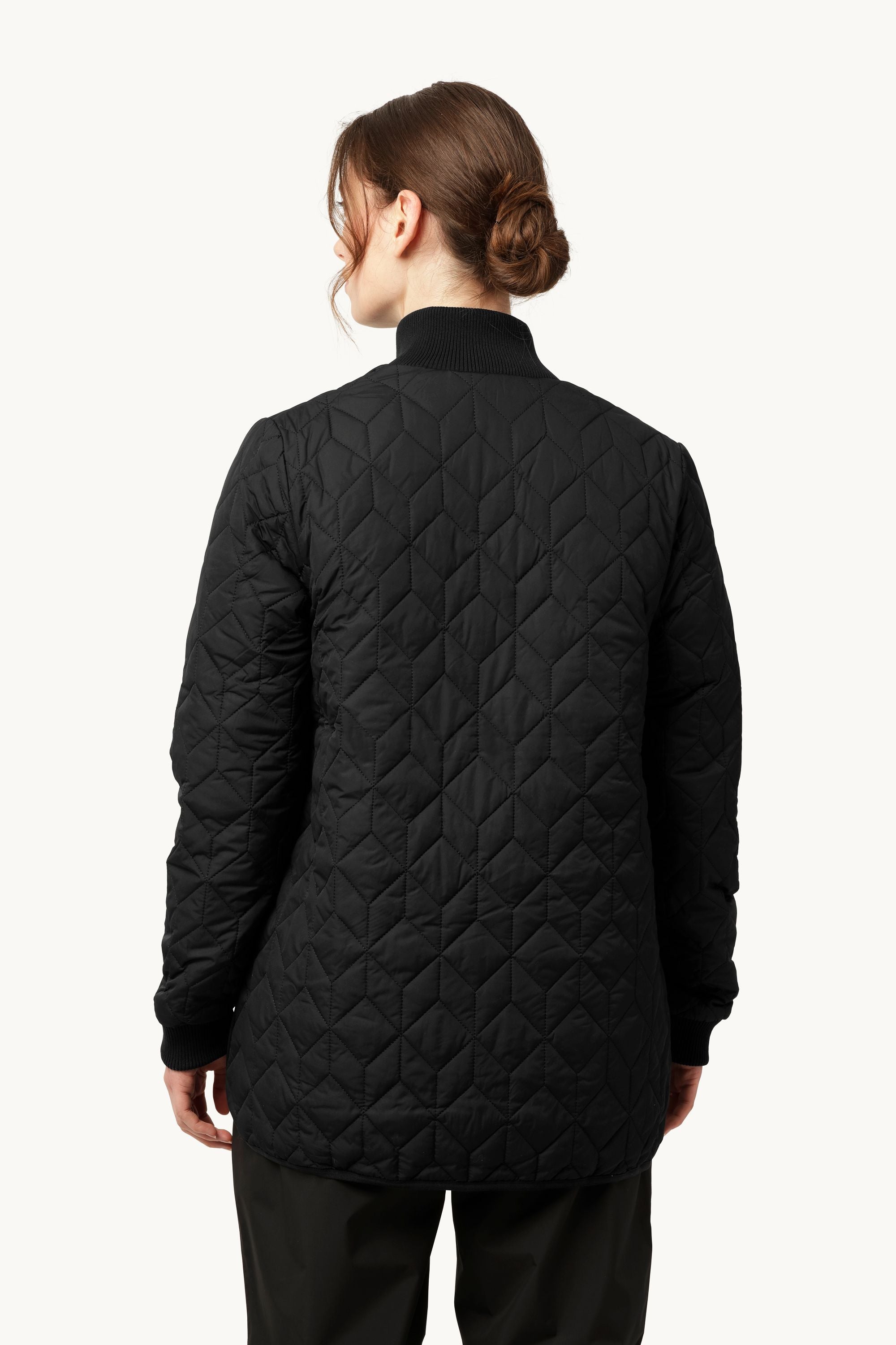 Short Quilt Jacket - Black