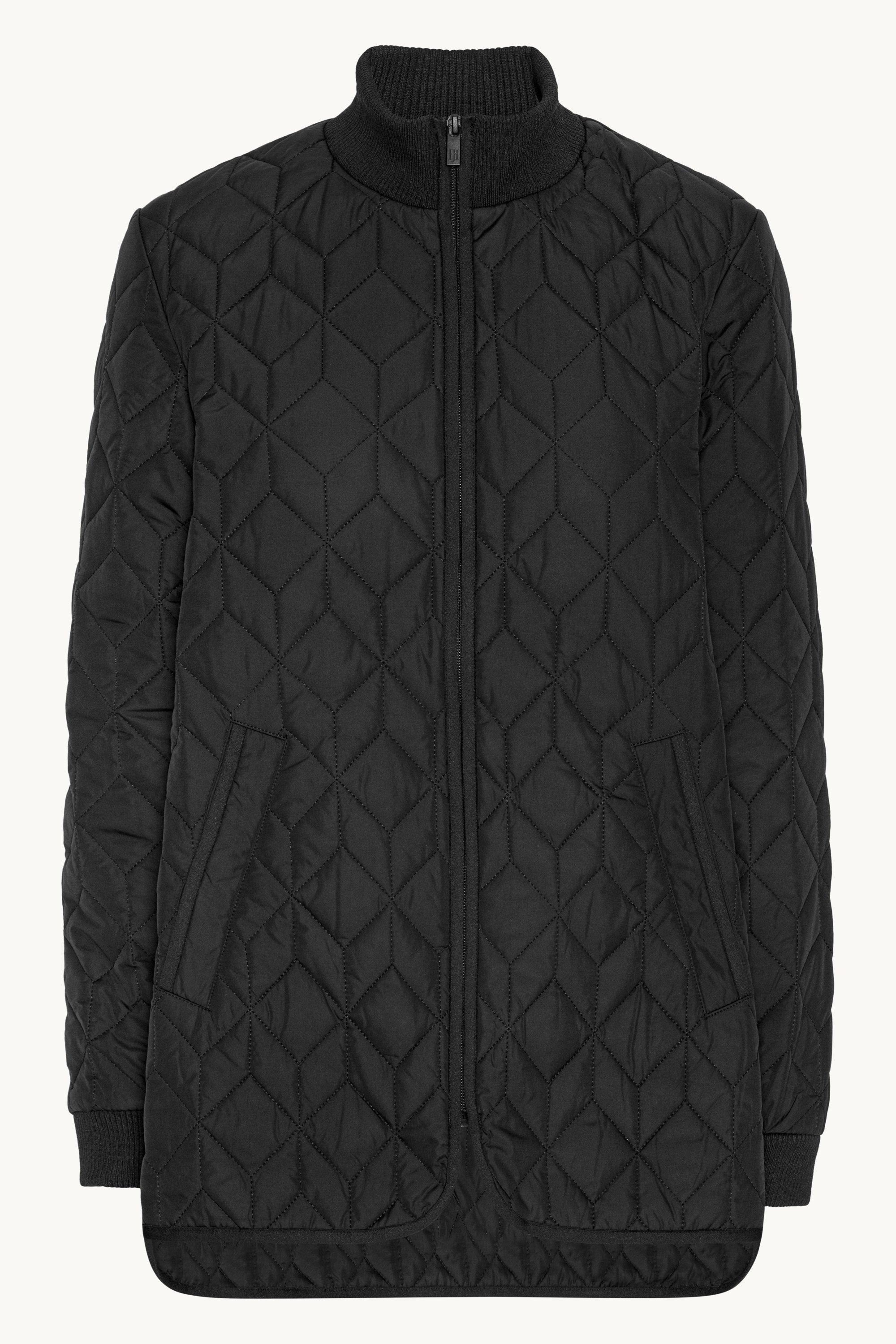 Short Quilt Jacket - Black