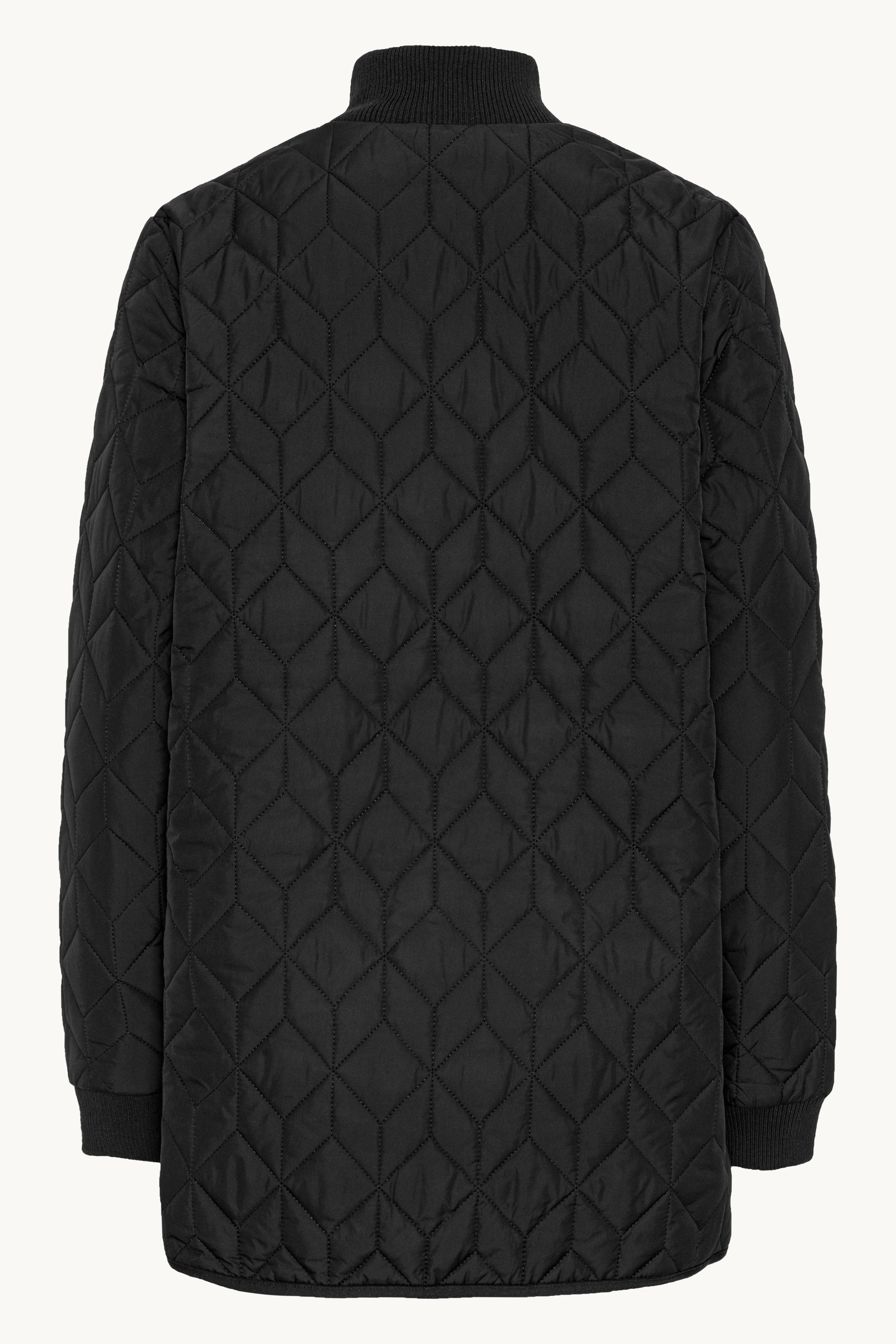 Short Quilt Jacket - Black