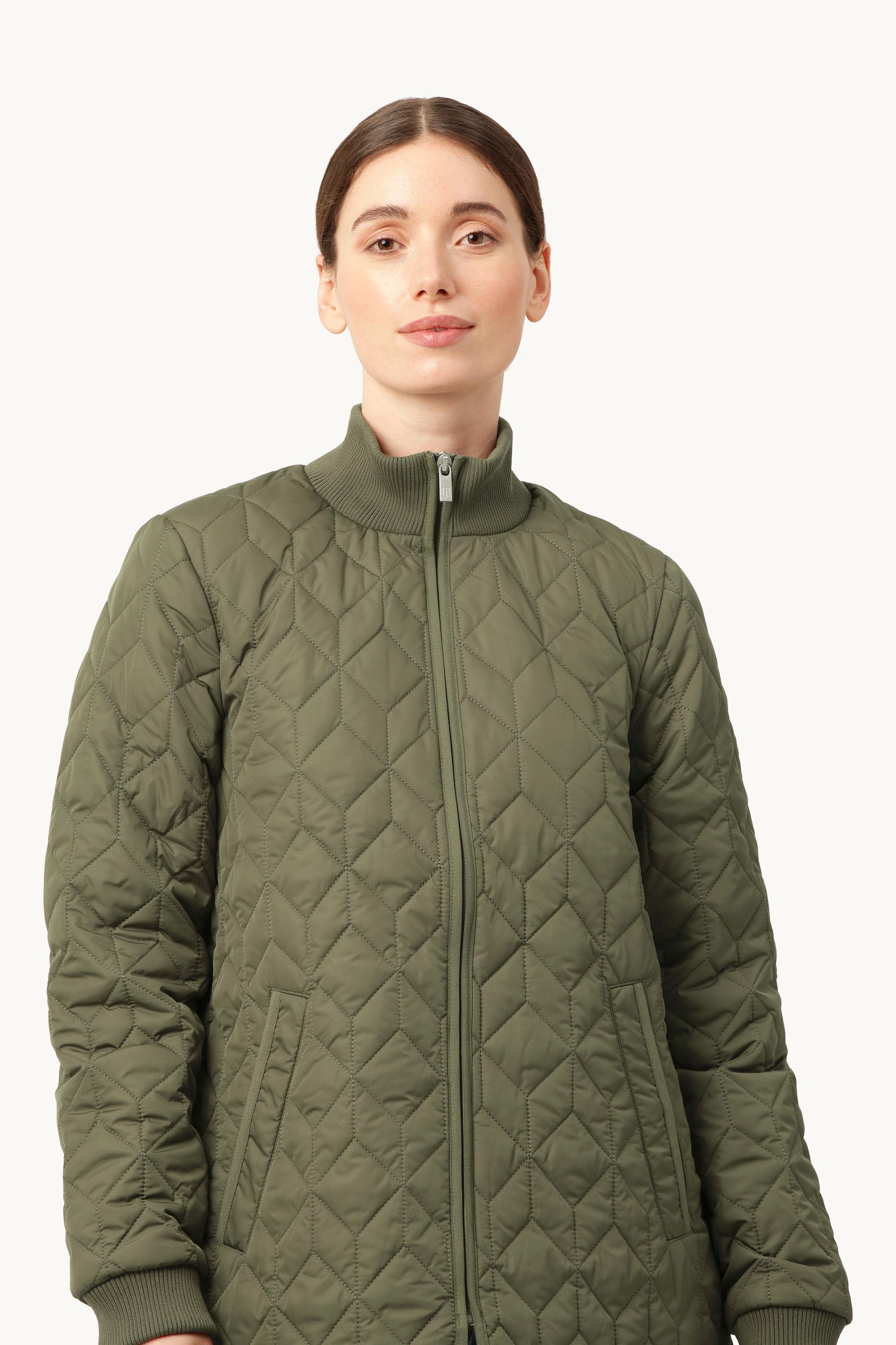 Short Quilt Jacket - Army
