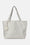 Tote Bag Flettet - Milk Creme Silver