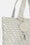 Tote Bag Flettet - Milk Creme Silver