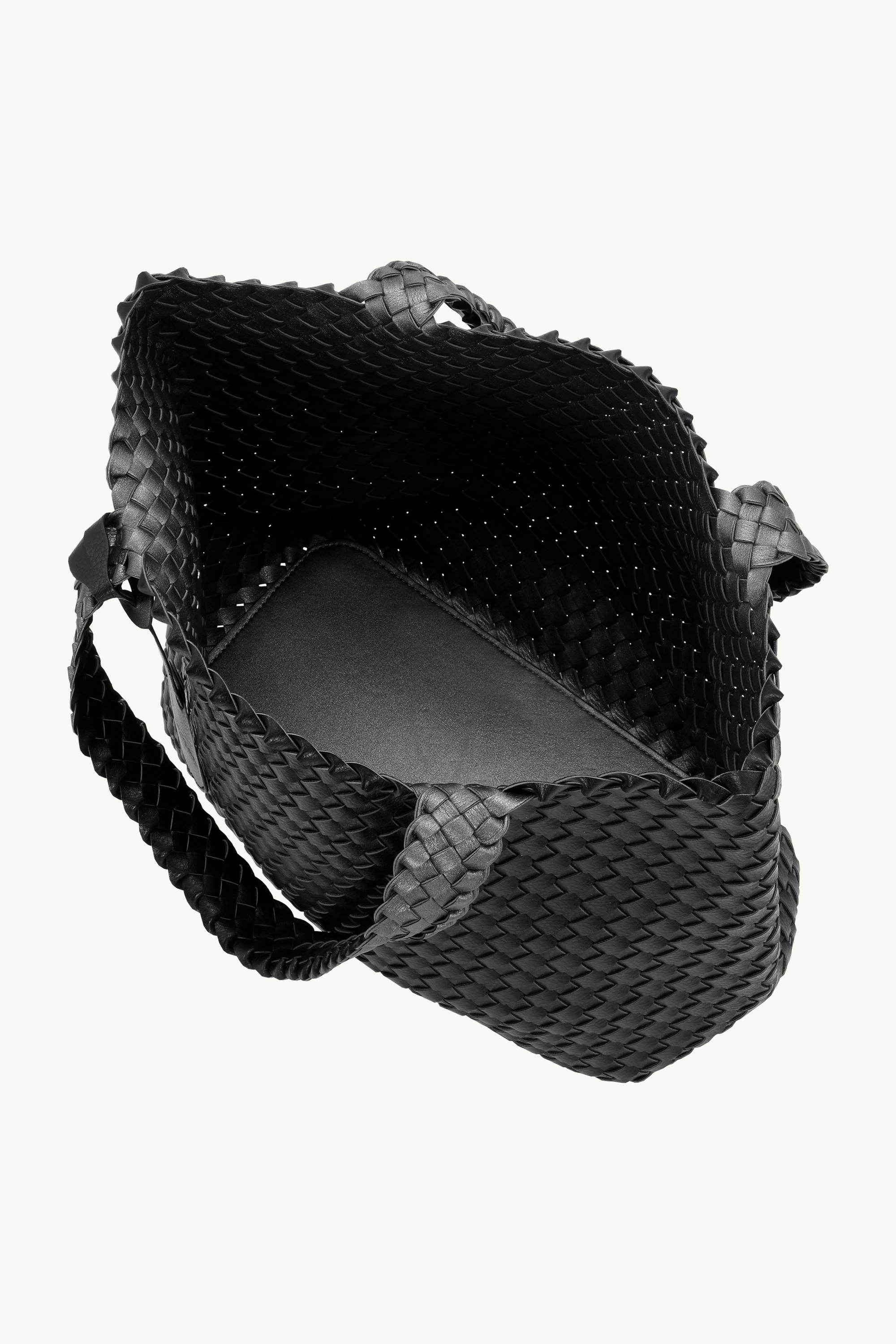 Tote Bag Flettet - Black Gun metal