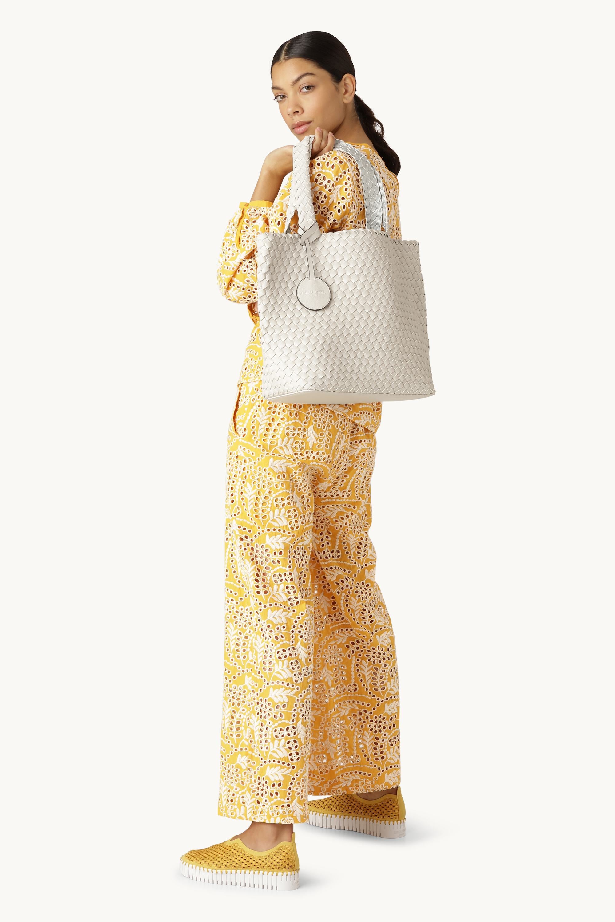 Tote Bag Flettet - Moonstruck Silver