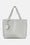 Tote Bag Flettet - Egg White Silver