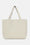 Tote Bag Flettet - Egg White Silver