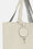 Tote Bag Flettet - Egg White Silver
