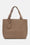 Tote Bag Flettet - Mocca Metallic Mocca
