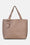 Tote Bag Flettet - Mocca Metallic Mocca