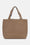 Tote Bag Flettet - Mocca Metallic Mocca