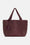 Tote Bag Flettet - Maroon Banner Ebony