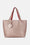 Tote Bag Flettet - Durbarry Metallic Rose