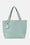 Tote Bag Flettet - Beach Glass Metallic Mint
