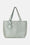 Tote Bag Flettet - Beach Glass Metallic Mint