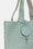 Tote Bag Flettet - Beach Glass Metallic Mint
