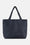 Tote Bag Flettet - Navy Metallic Blue