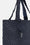 Tote Bag Flettet - Navy Metallic Blue