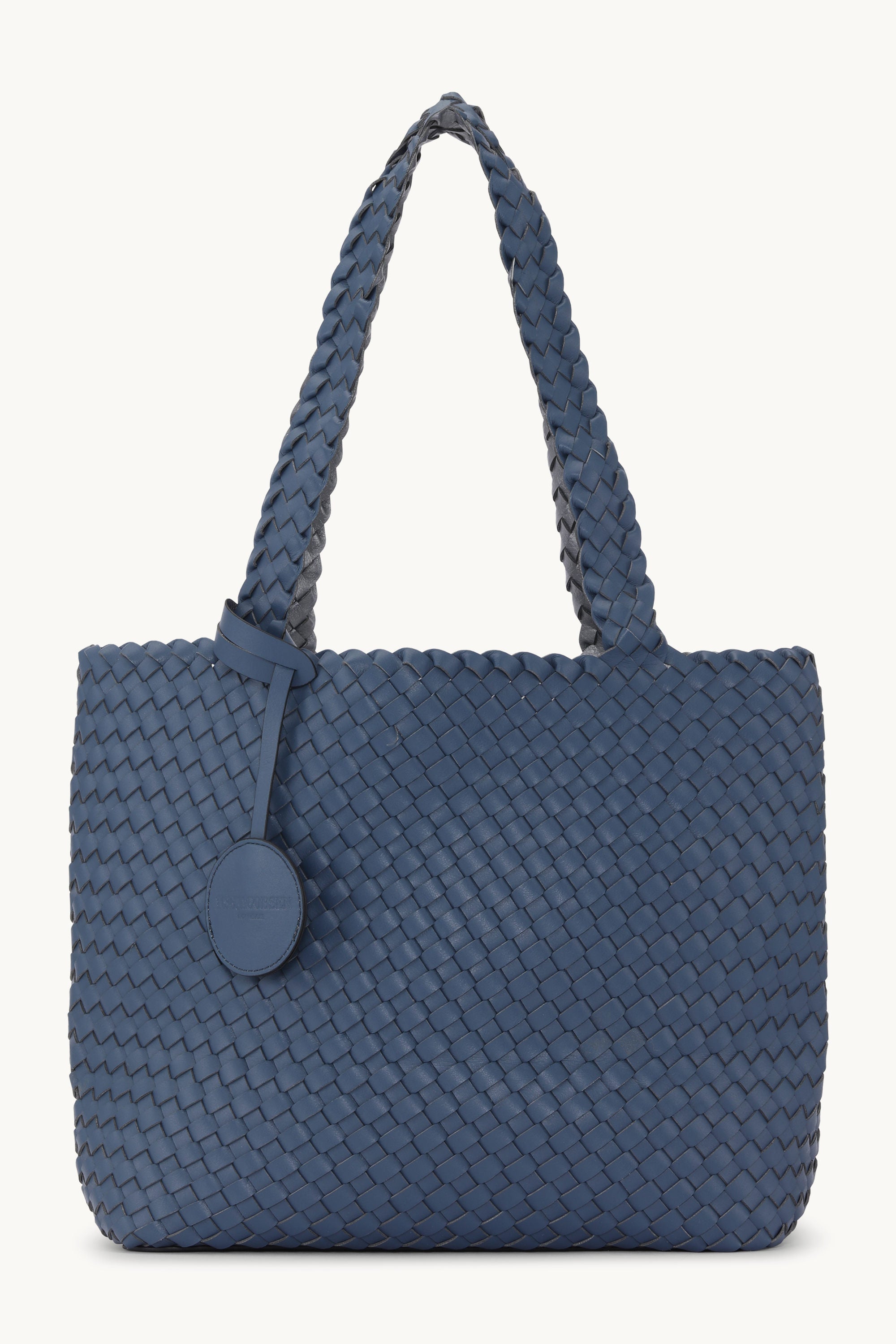 Tote Bag Flettet - Orion Blue Antique Silver