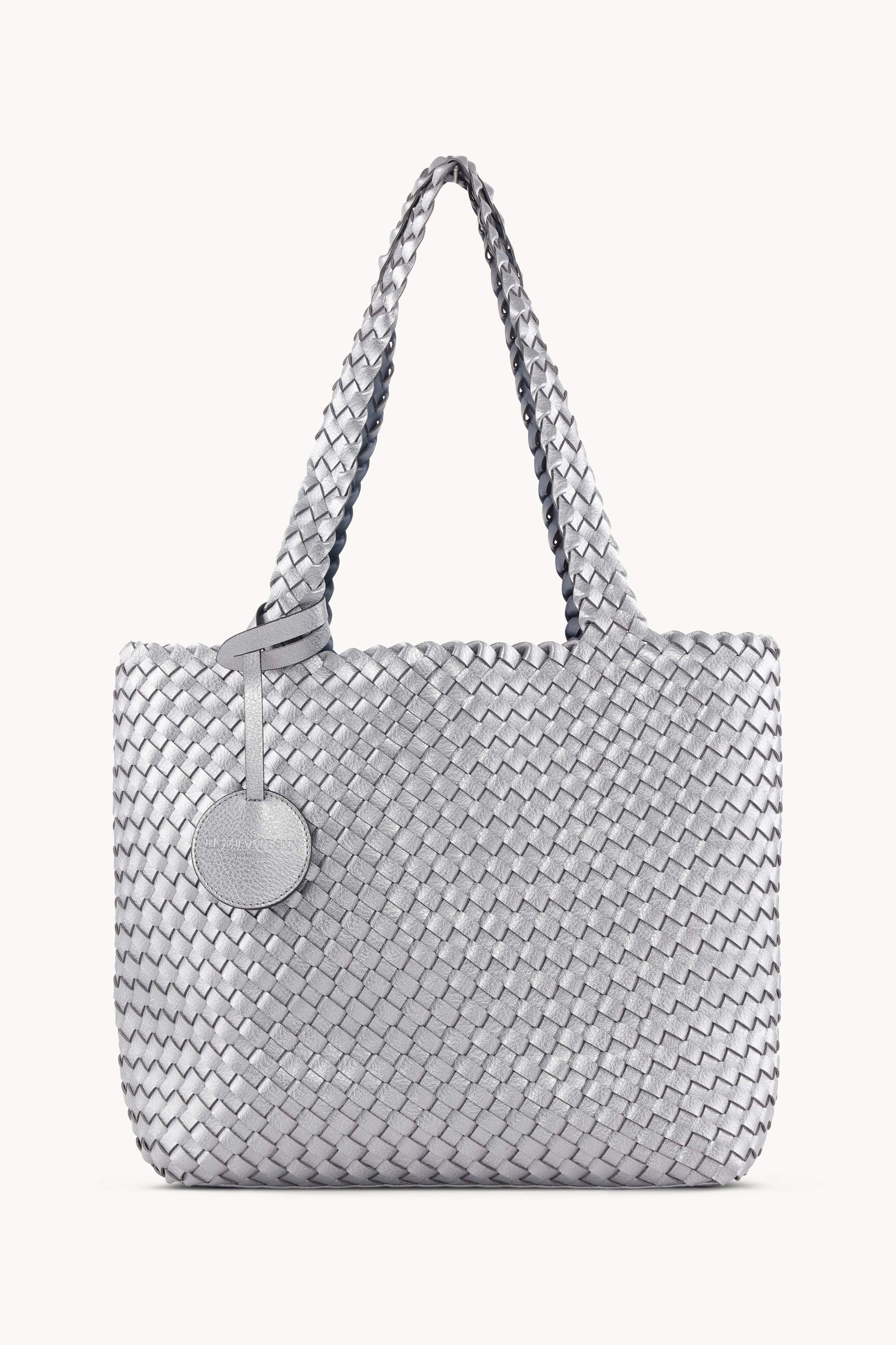 Tote Bag Flettet - Orion Blue Antique Silver