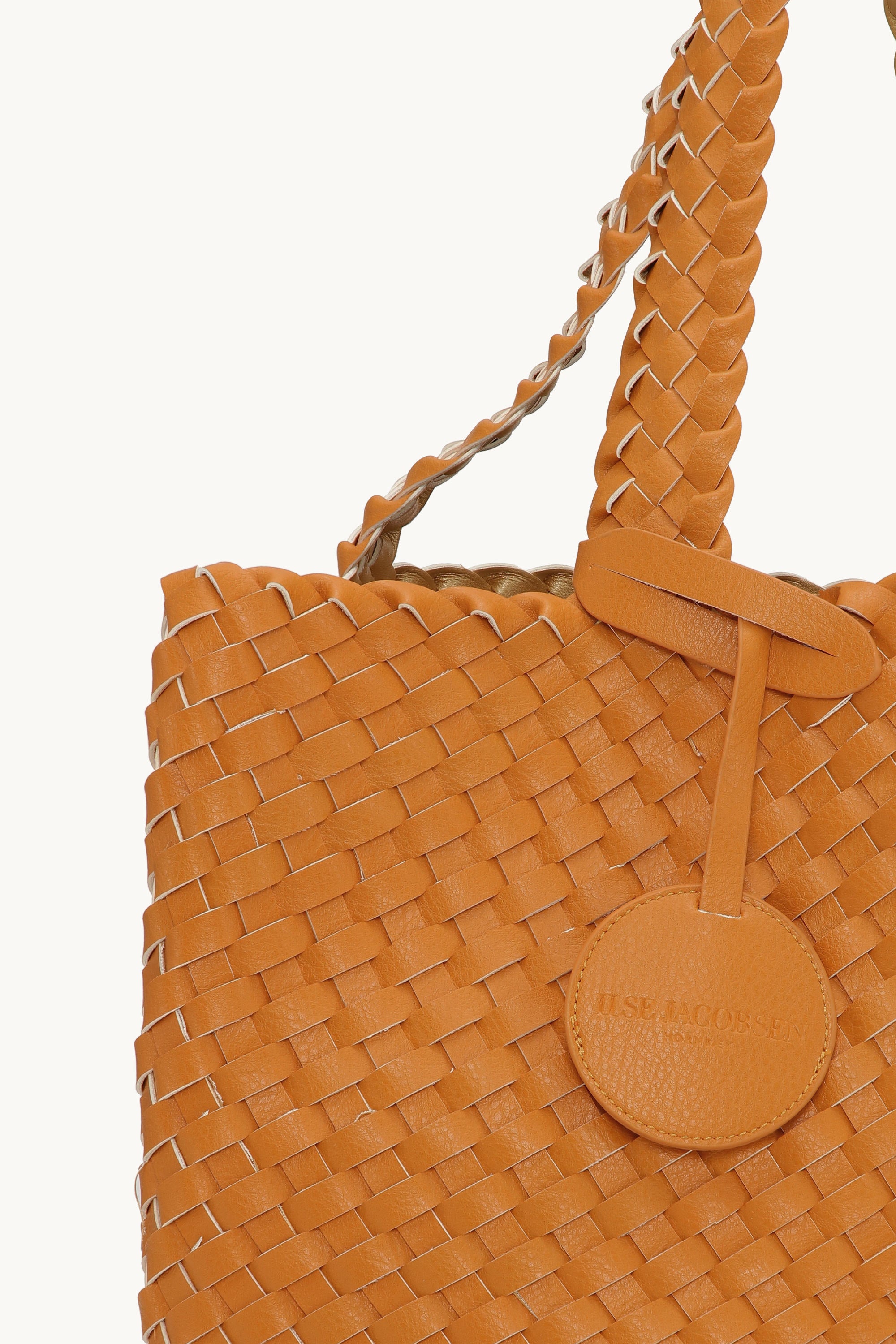 Tote Bag Flettet - Golden Nugget Golden Nugget Metallic