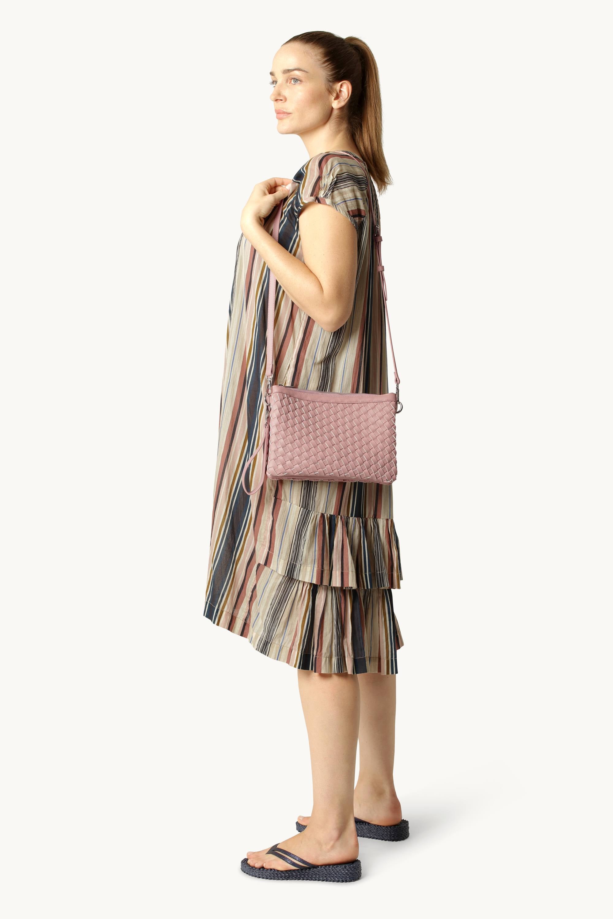 Flettet Tote Bag - Adobe Rose