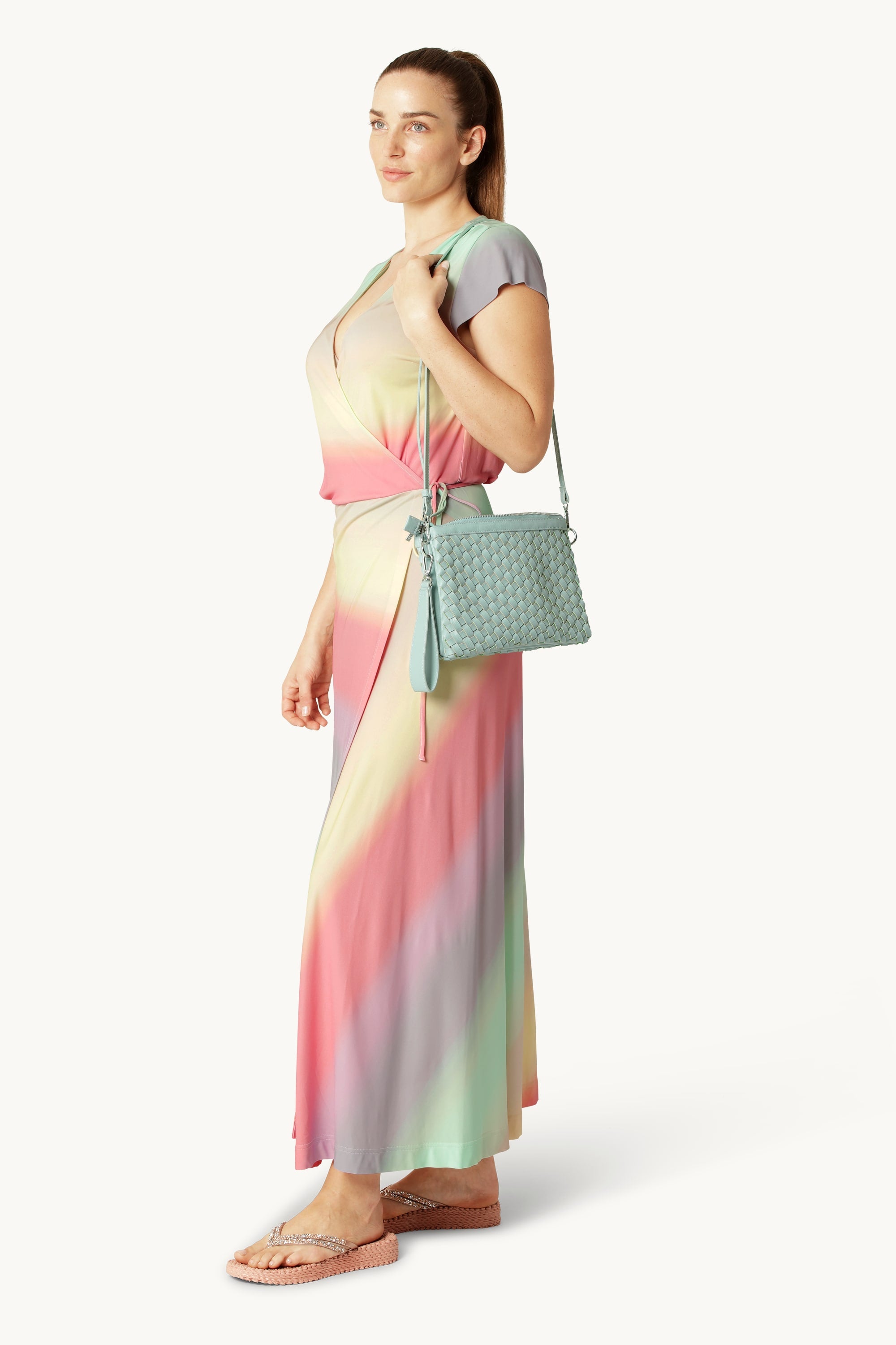 Flettet Tote Bag - Beach Glass