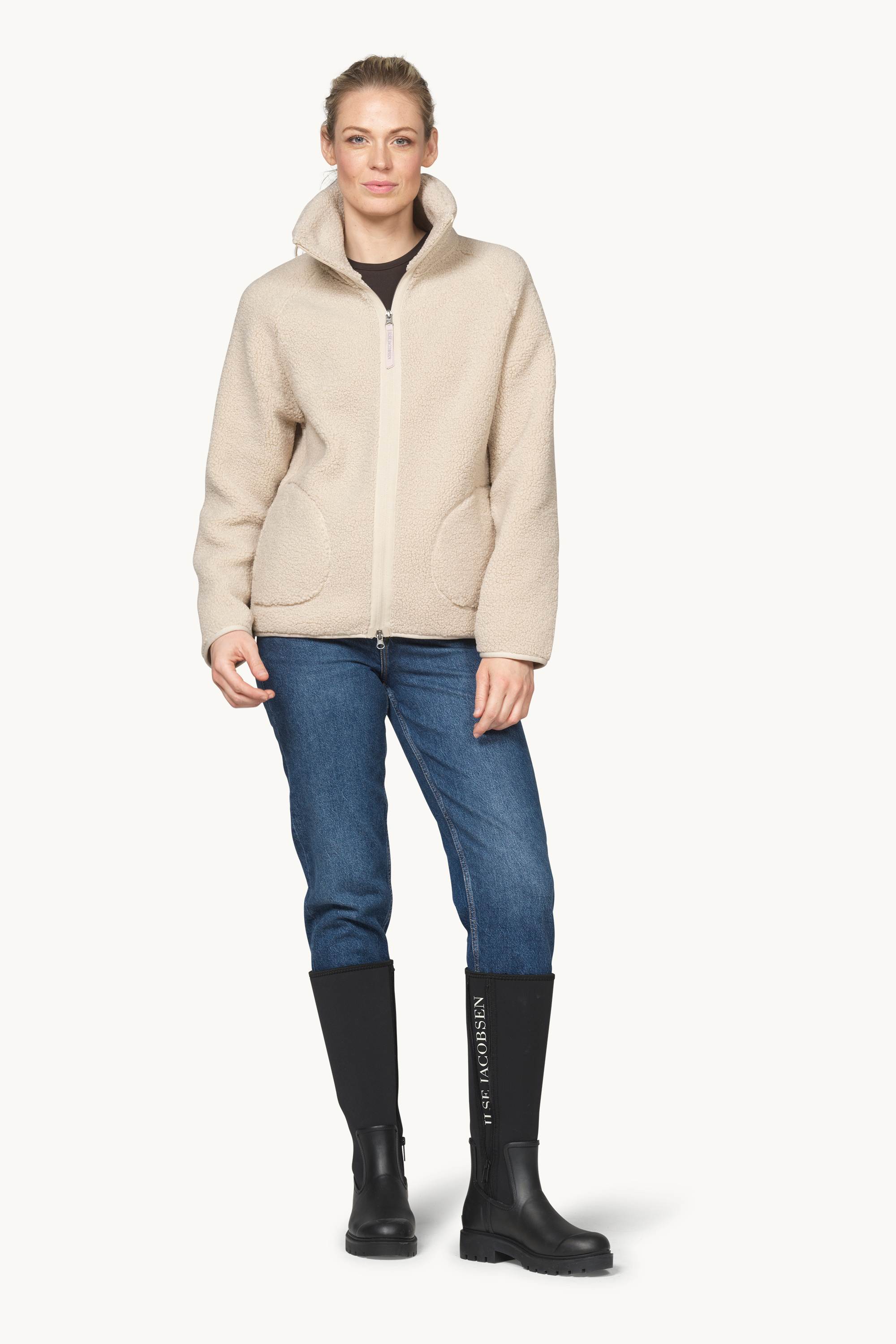 Short Pile Jacket with Zipper - Kit