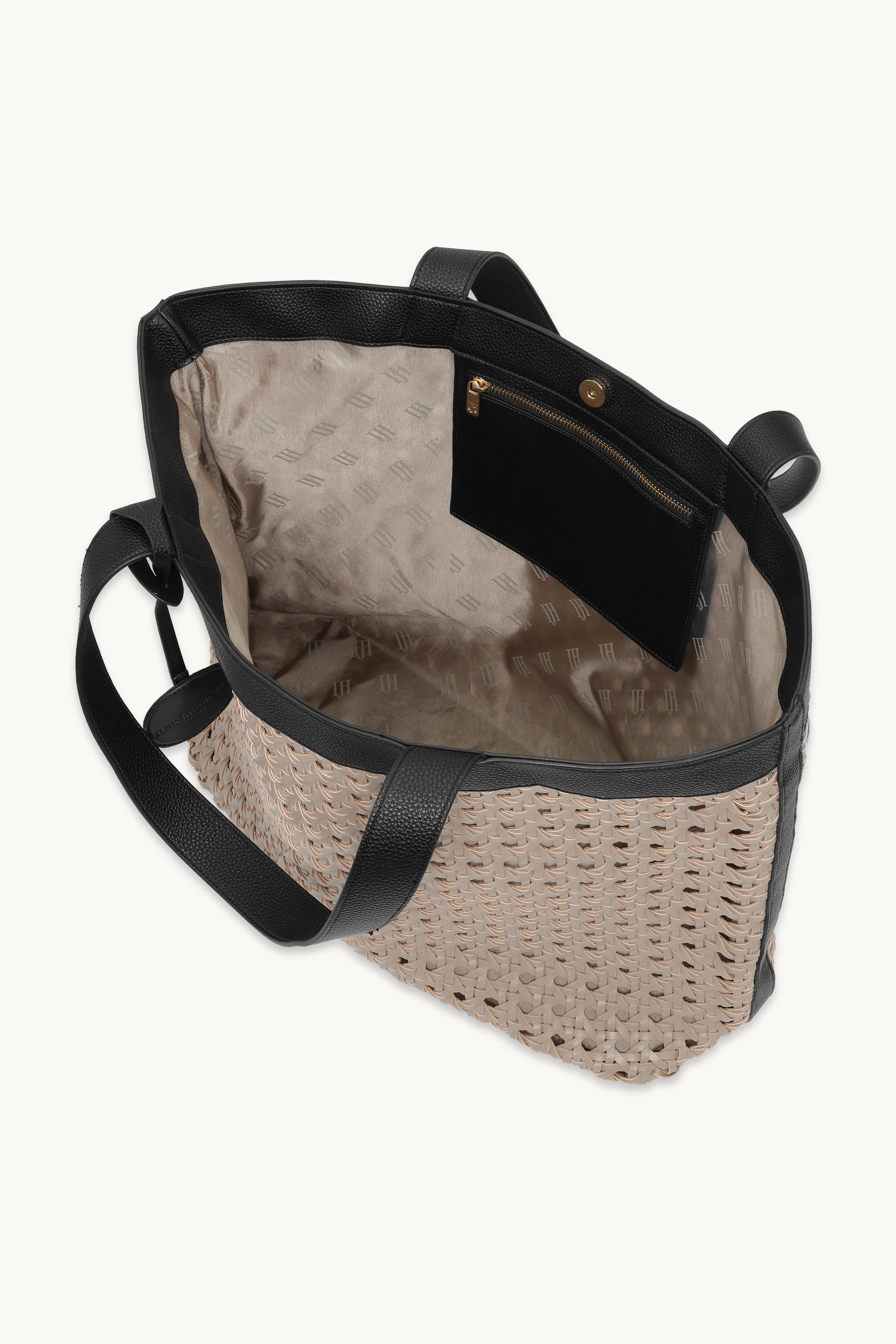 Stor Strandtaske - Sand Pile Black