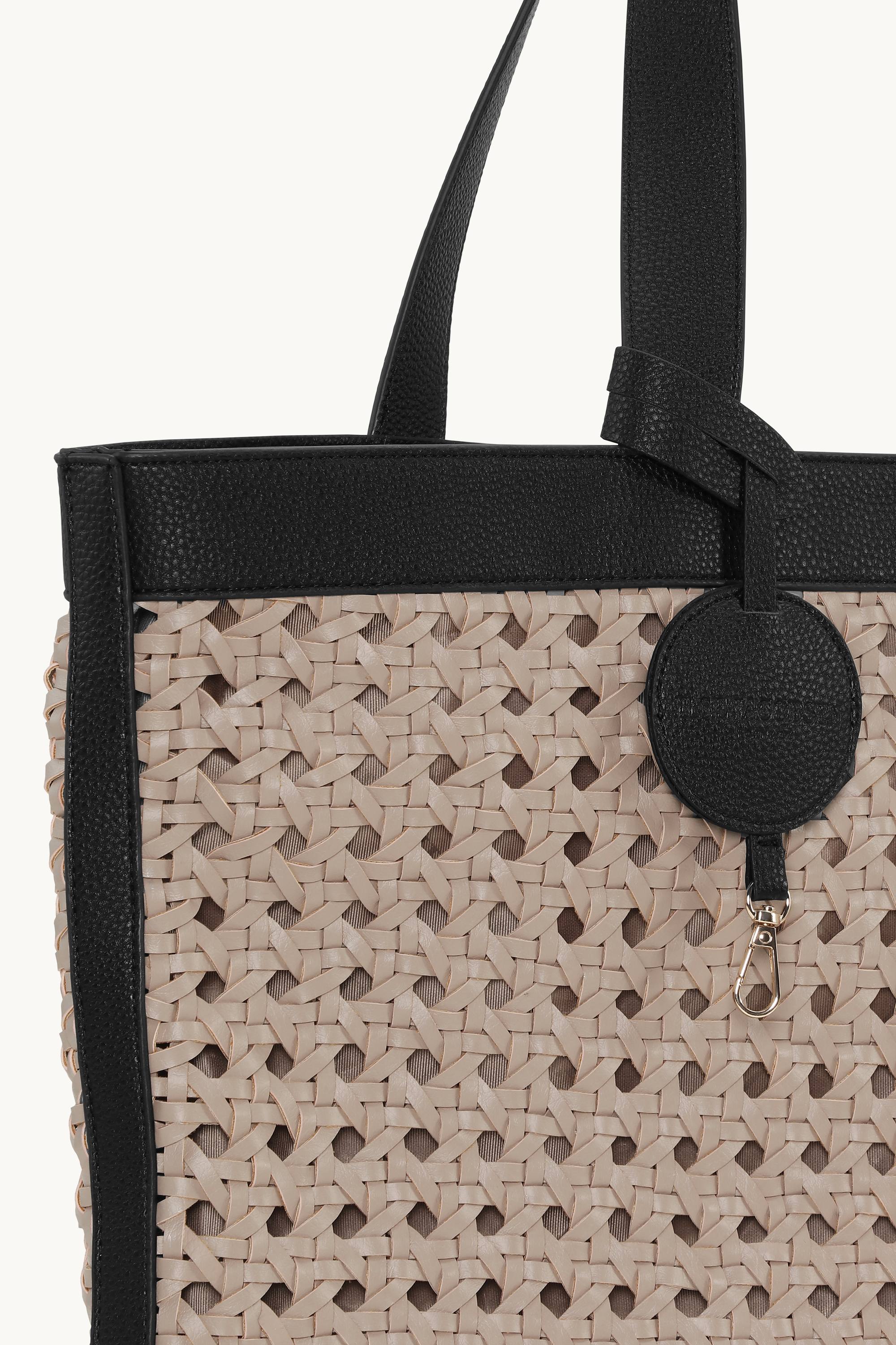 Stor Strandtaske - Sand Pile Black