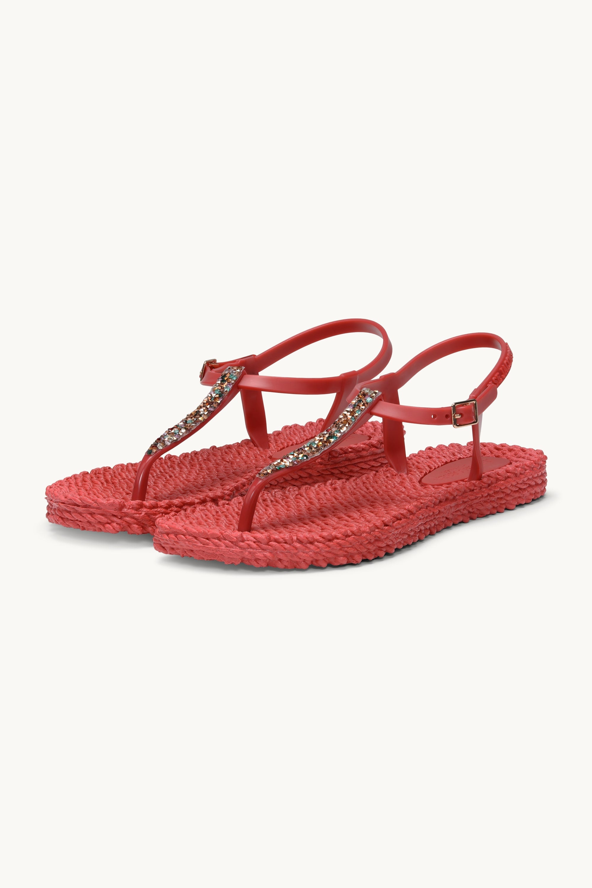 Flip Flops with Rhinestones - Baked Apple