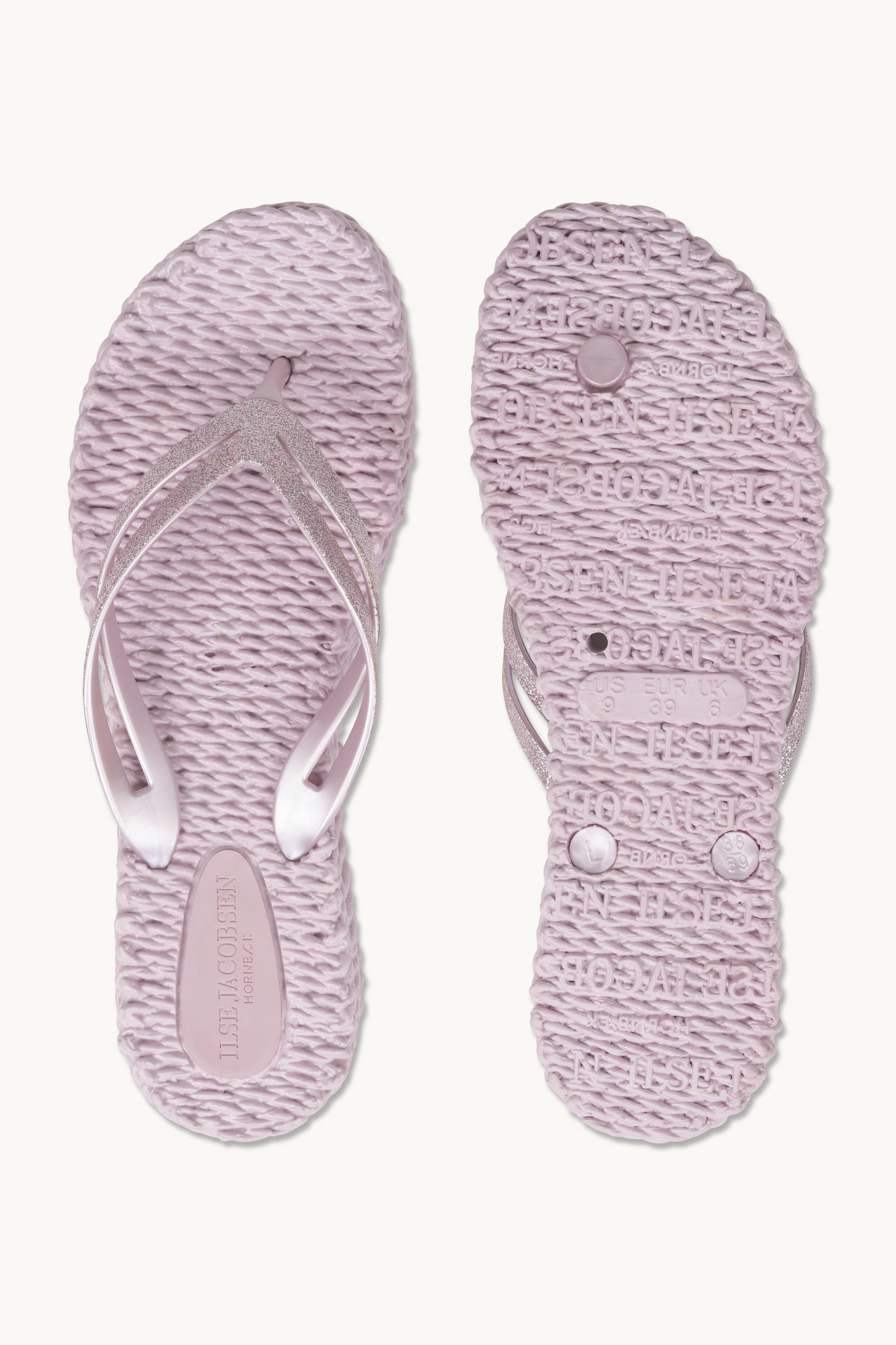 Platform Klipklapper Glitter - Mauve Shadows