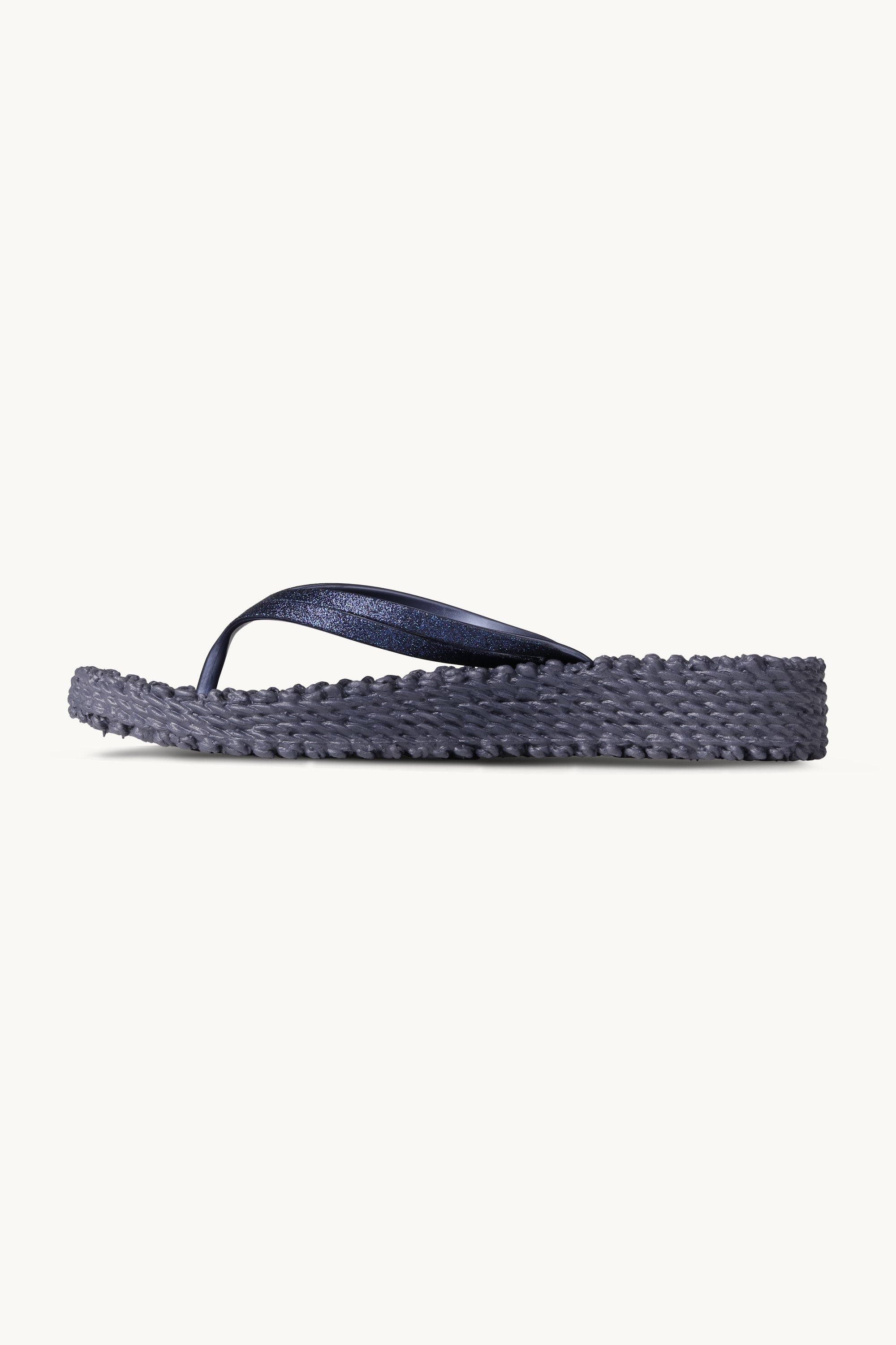 Platform Klipklapper Glitter - Ombre Blue