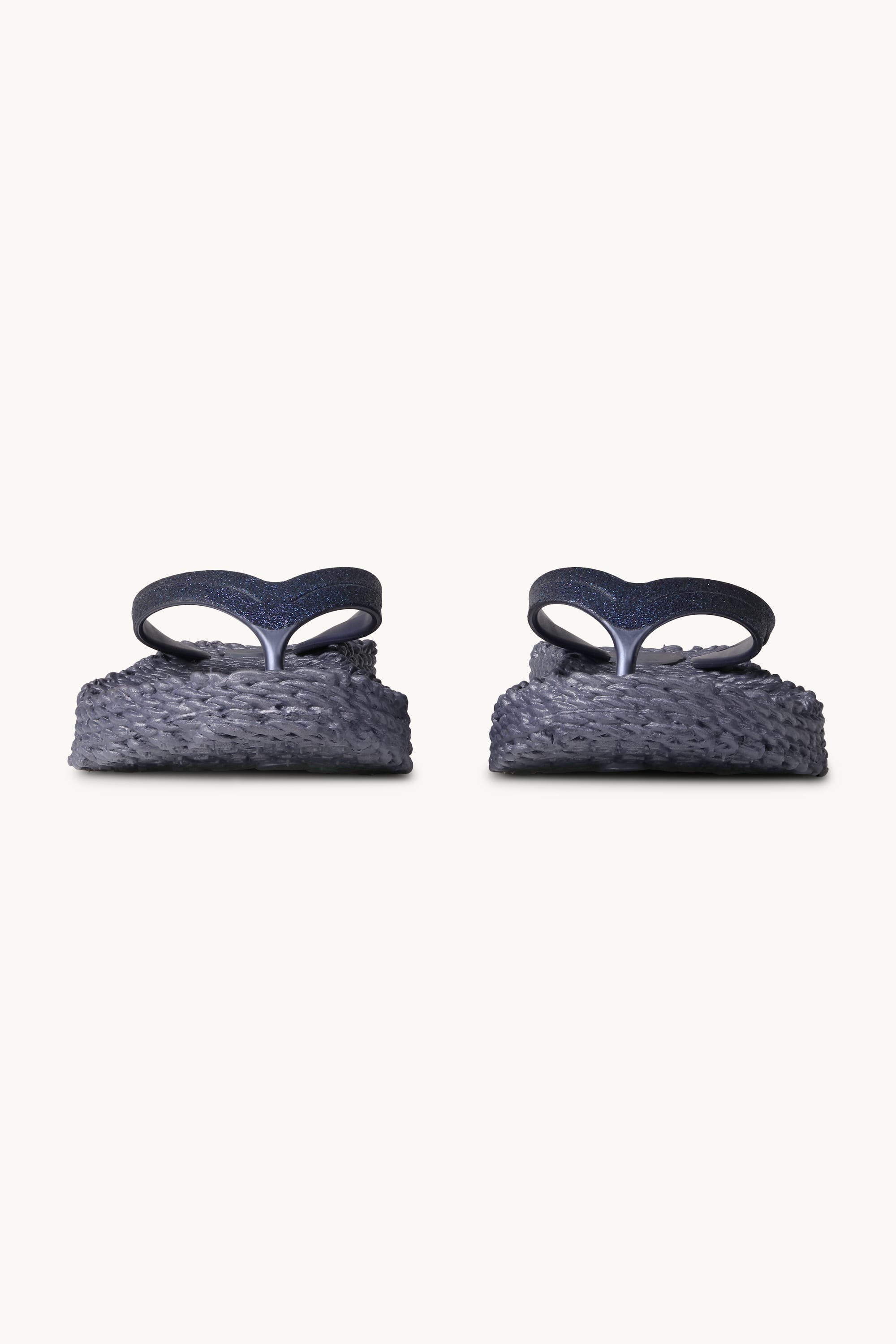 Platform Klipklapper Glitter - Ombre Blue