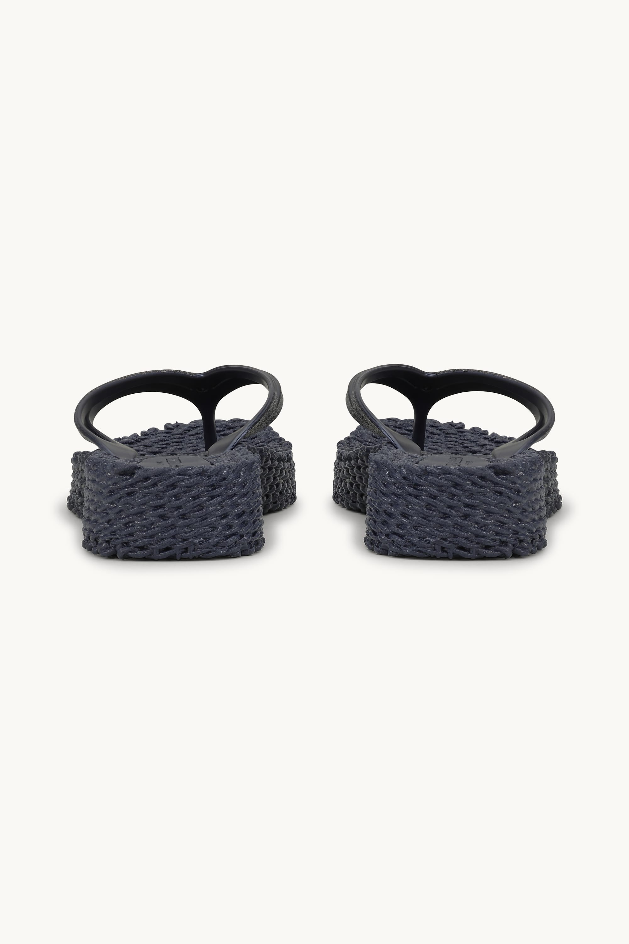 Platform Klipklapper Glitter - Indigo