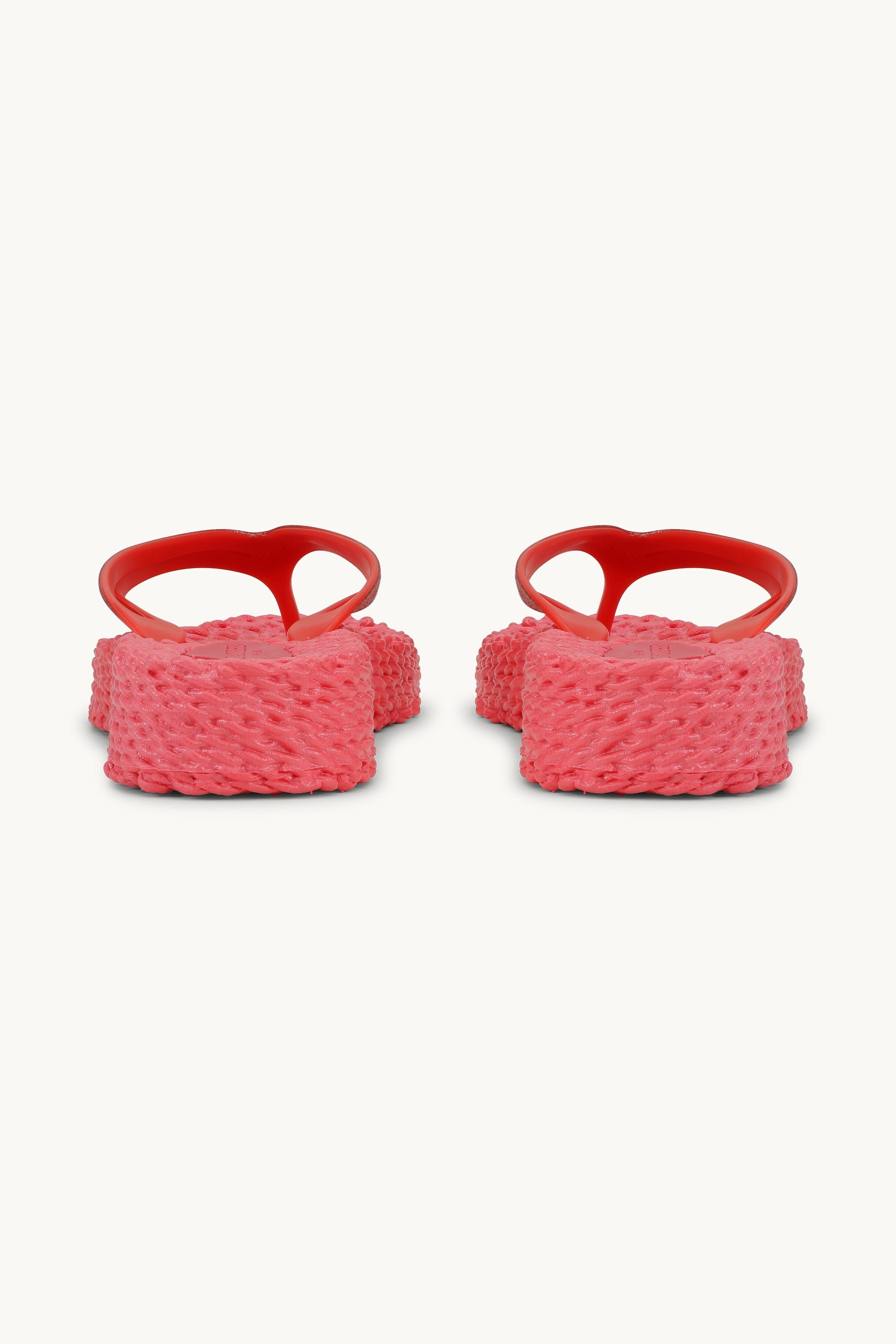 Platform Klipklapper Glitter - Raspberry