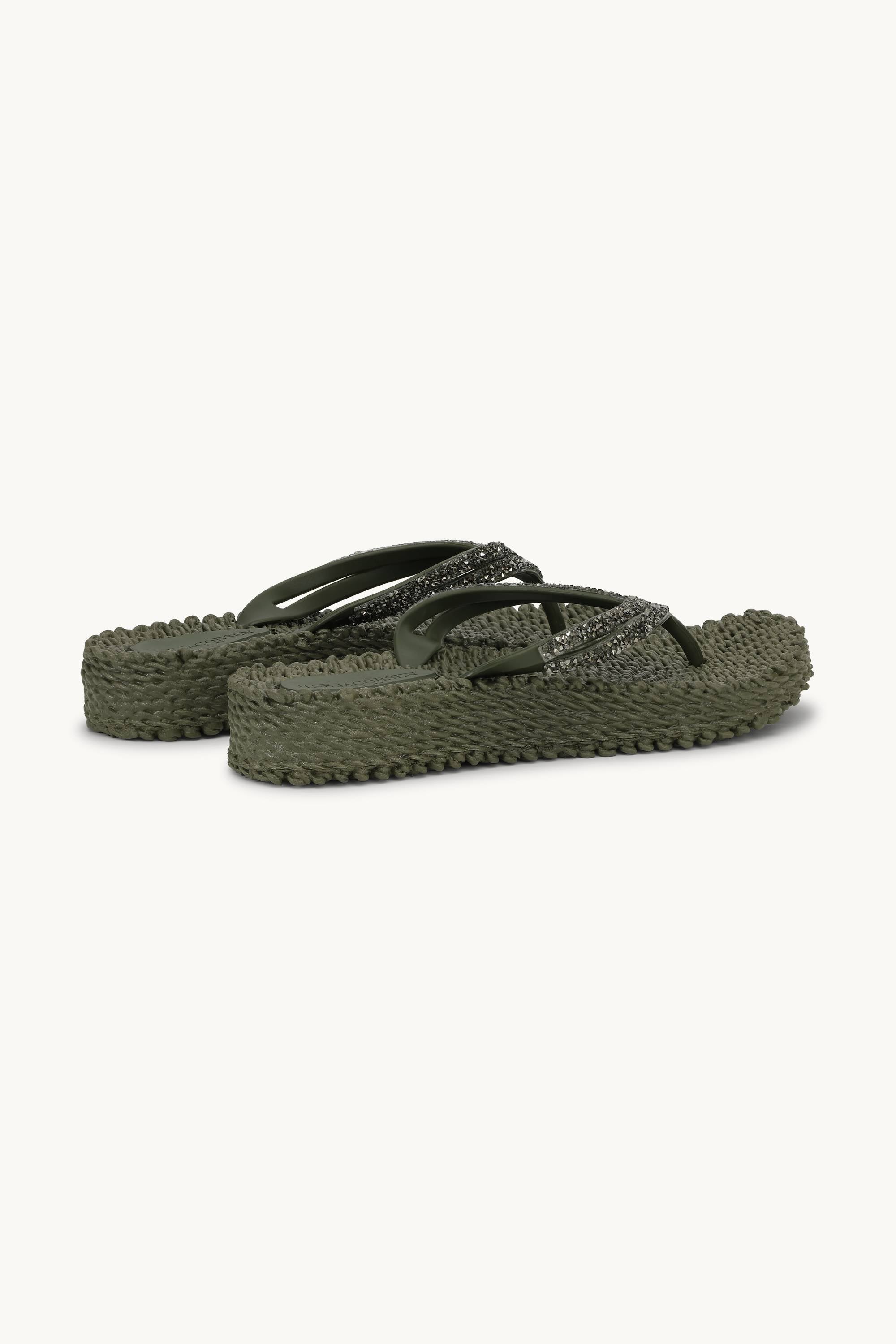 Platform Klipklapper Glimmersten - Army