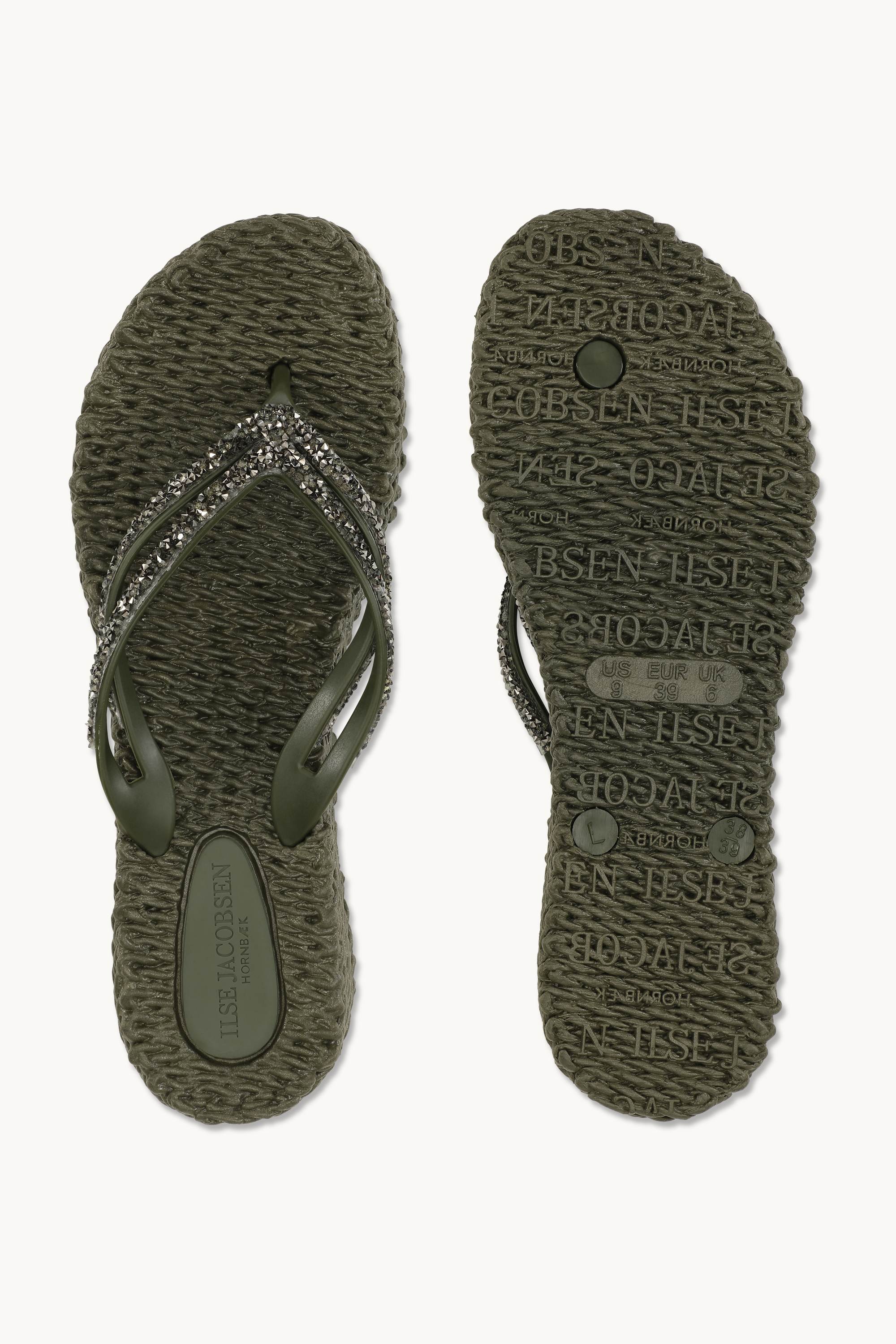 Platform Klipklapper Glimmersten - Army