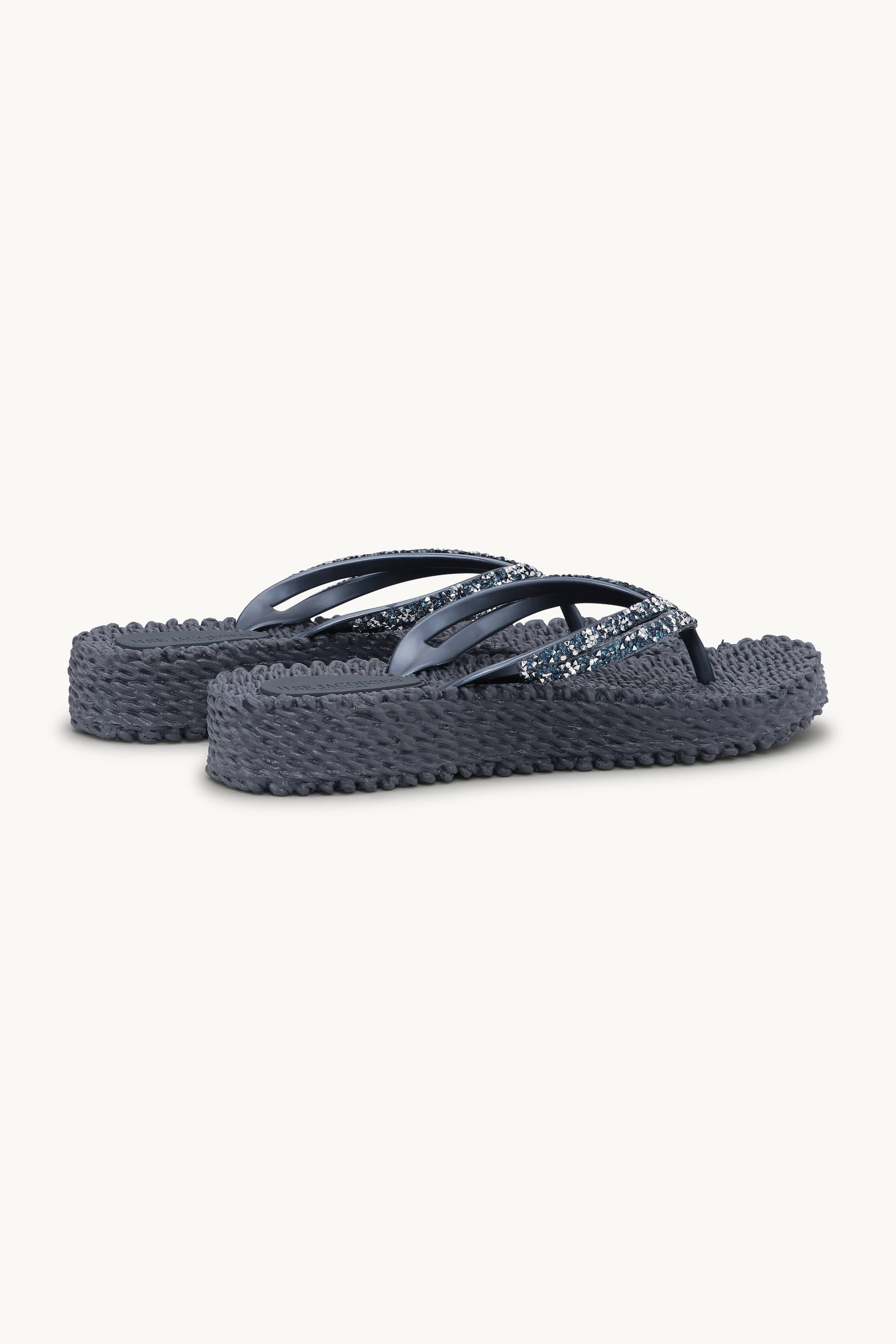 Platform Klipklapper Glimmersten - Ombre Blue