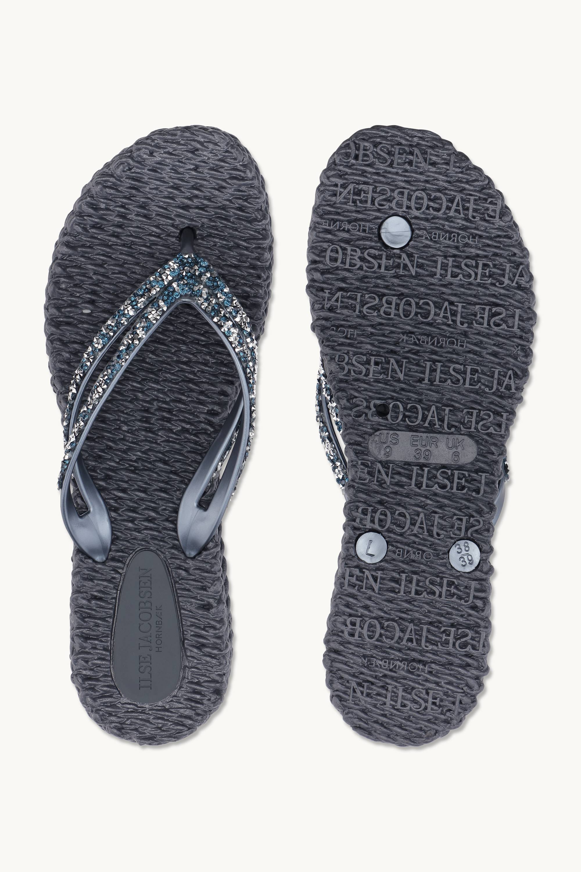 Platform Klipklapper Glimmersten - Ombre Blue
