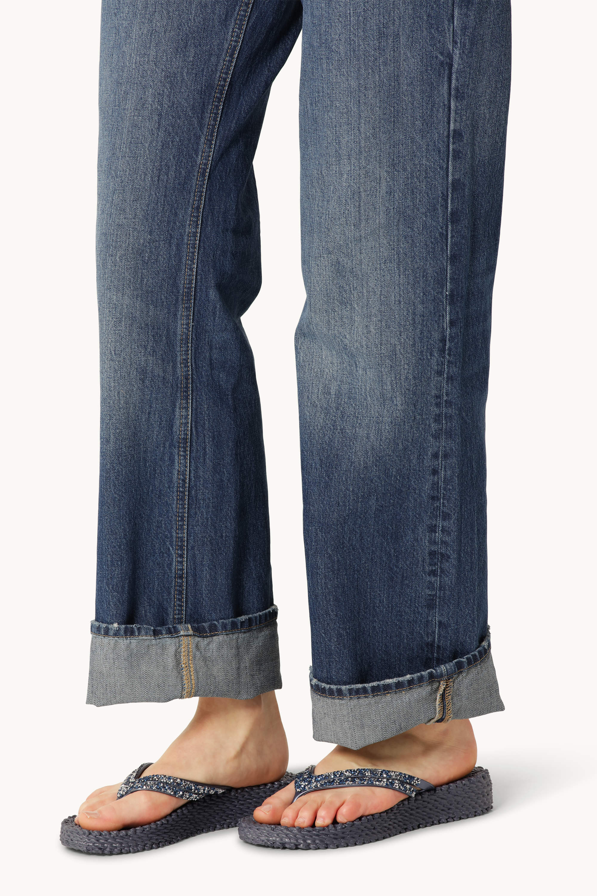 Platform Klipklapper Glimmersten - Ombre Blue