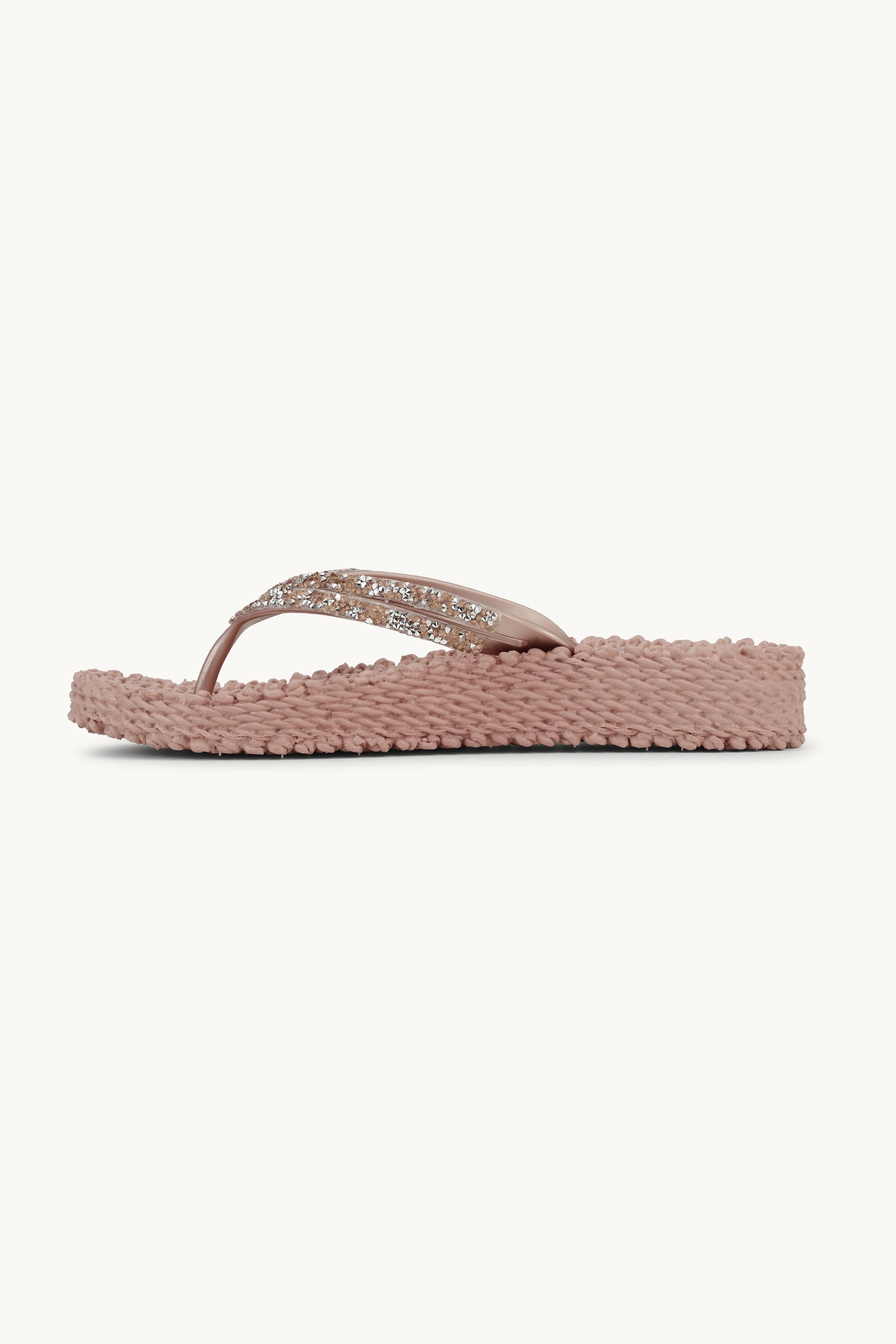 Platform Klipklapper Glimmersten - Misty Rose