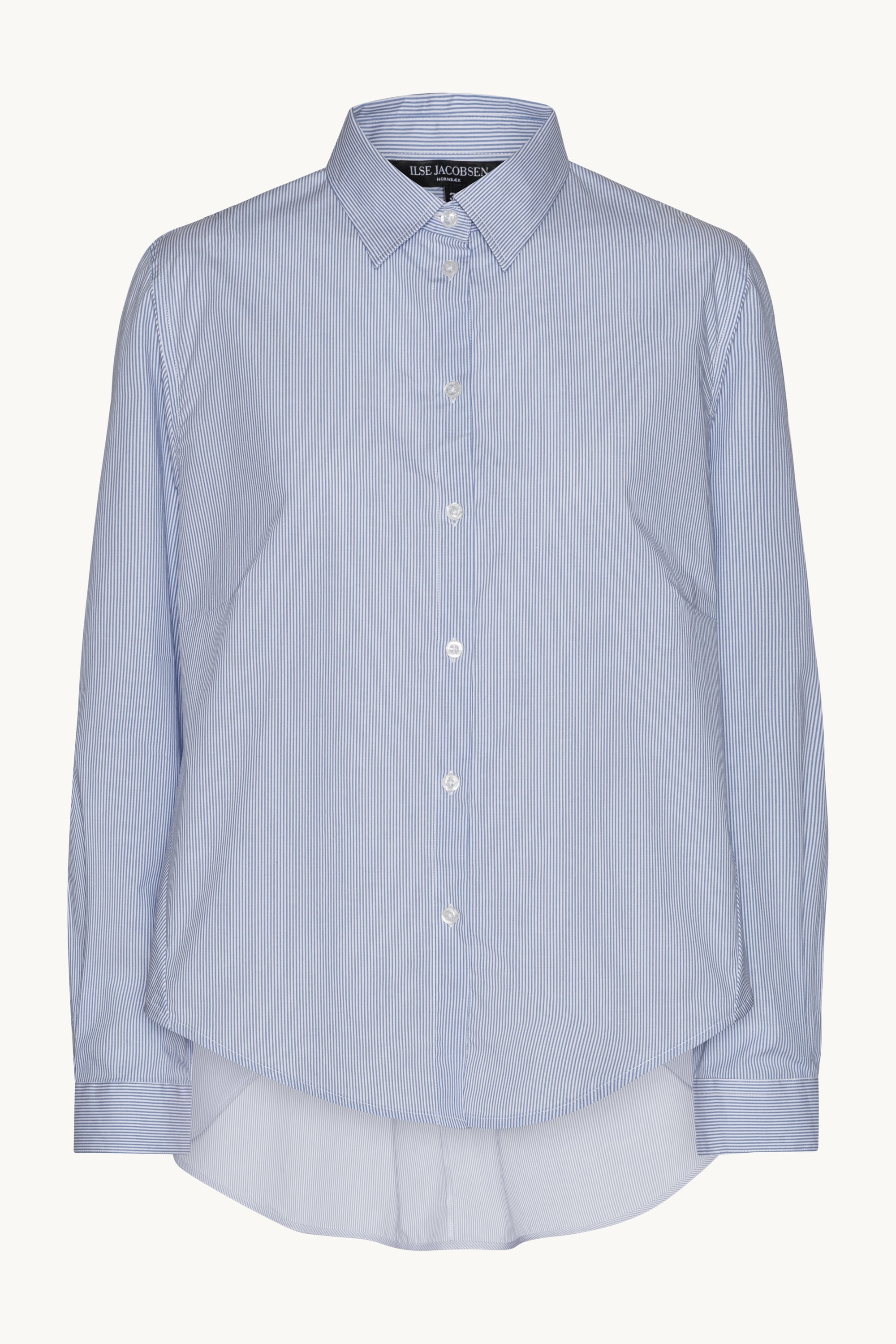 Skjorte Med Fald Bagpå Striber - Heather