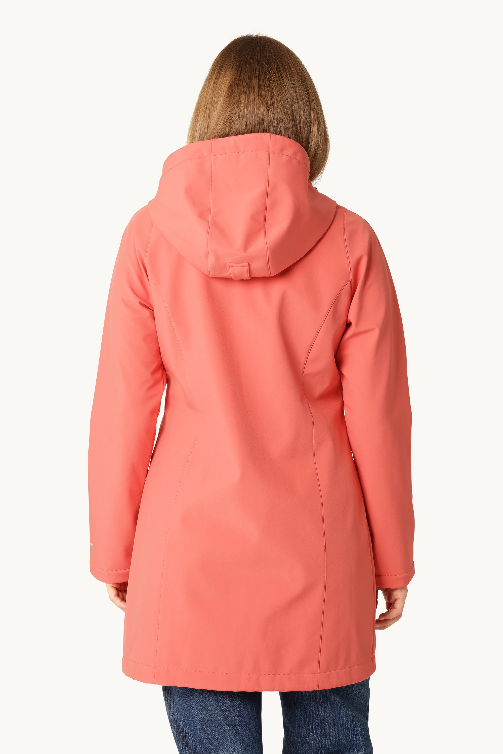 Softshell Regnjakke - Spiced Coral