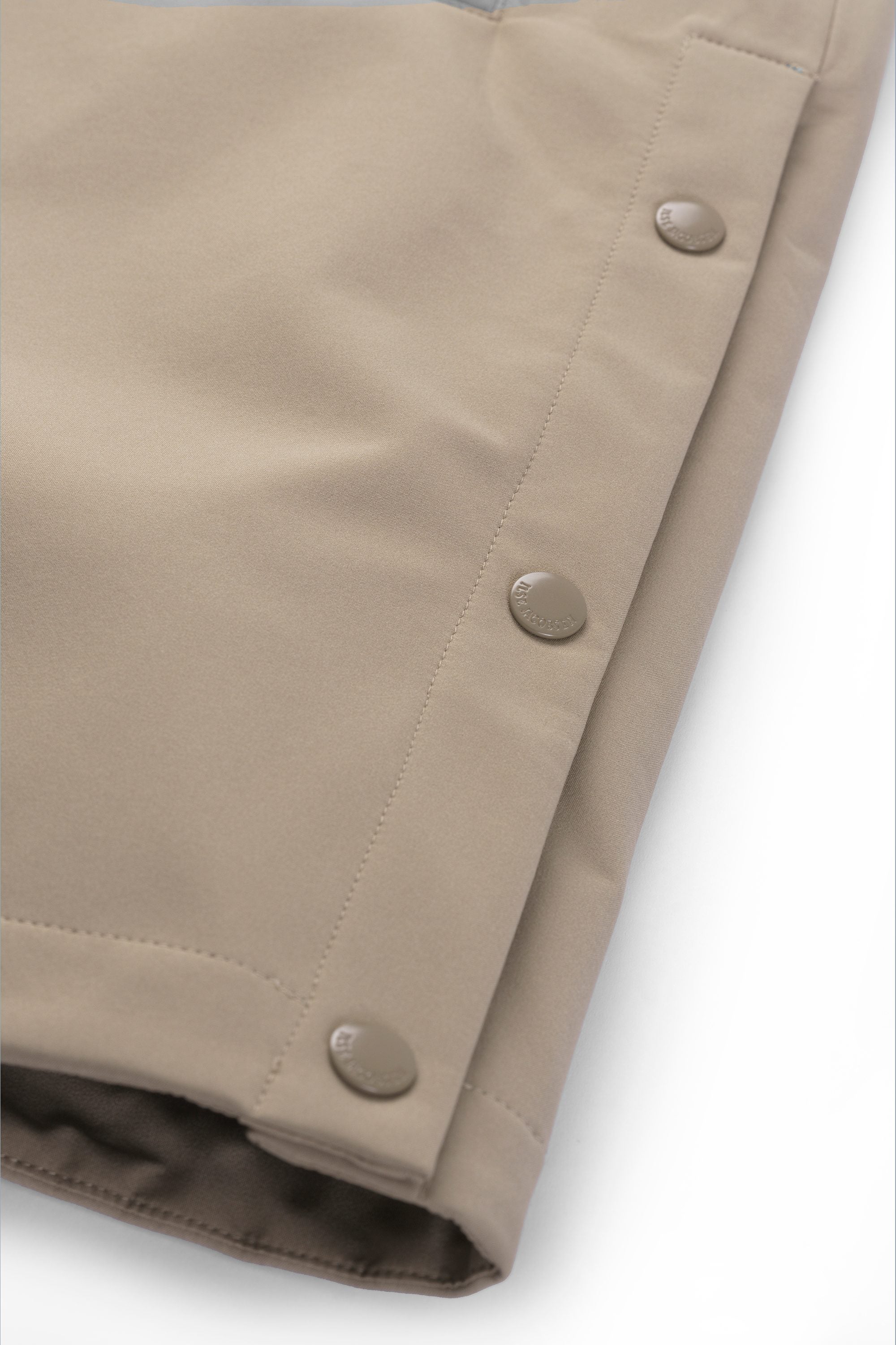 Long Softshell Raincoat - Greige