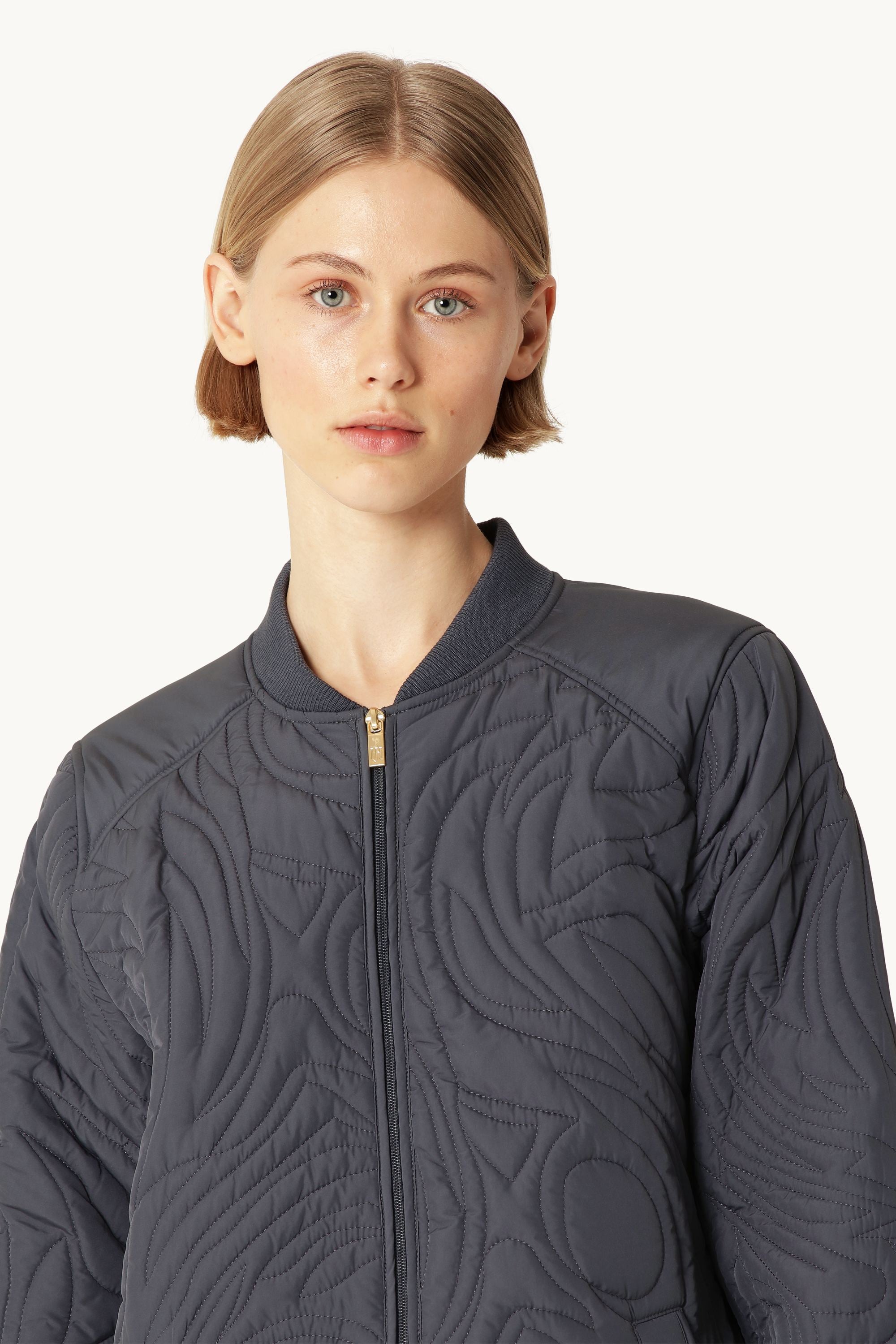 Quiltet Jakke - Ombre Blue