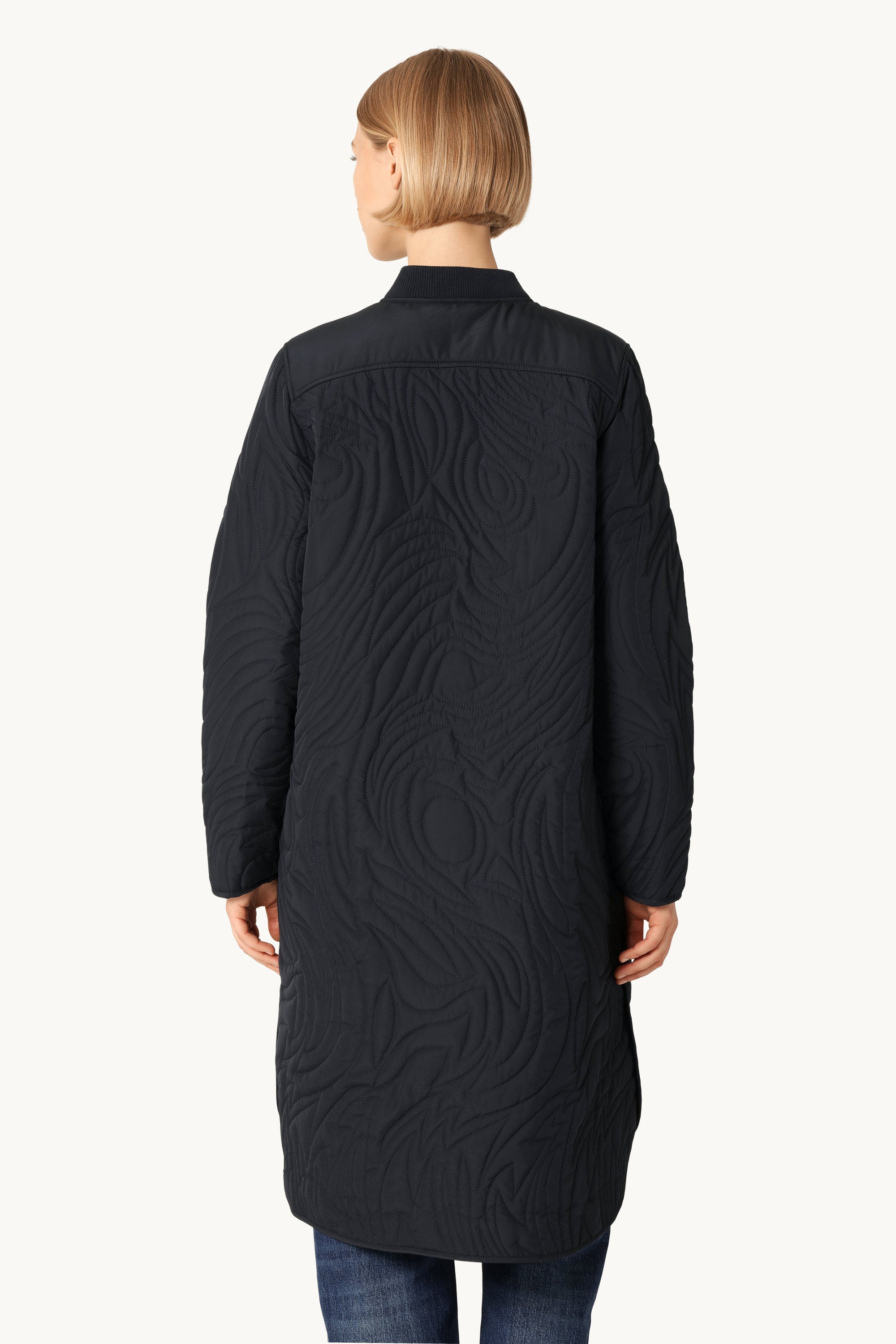 Quiltet Jakke - Dark Indigo