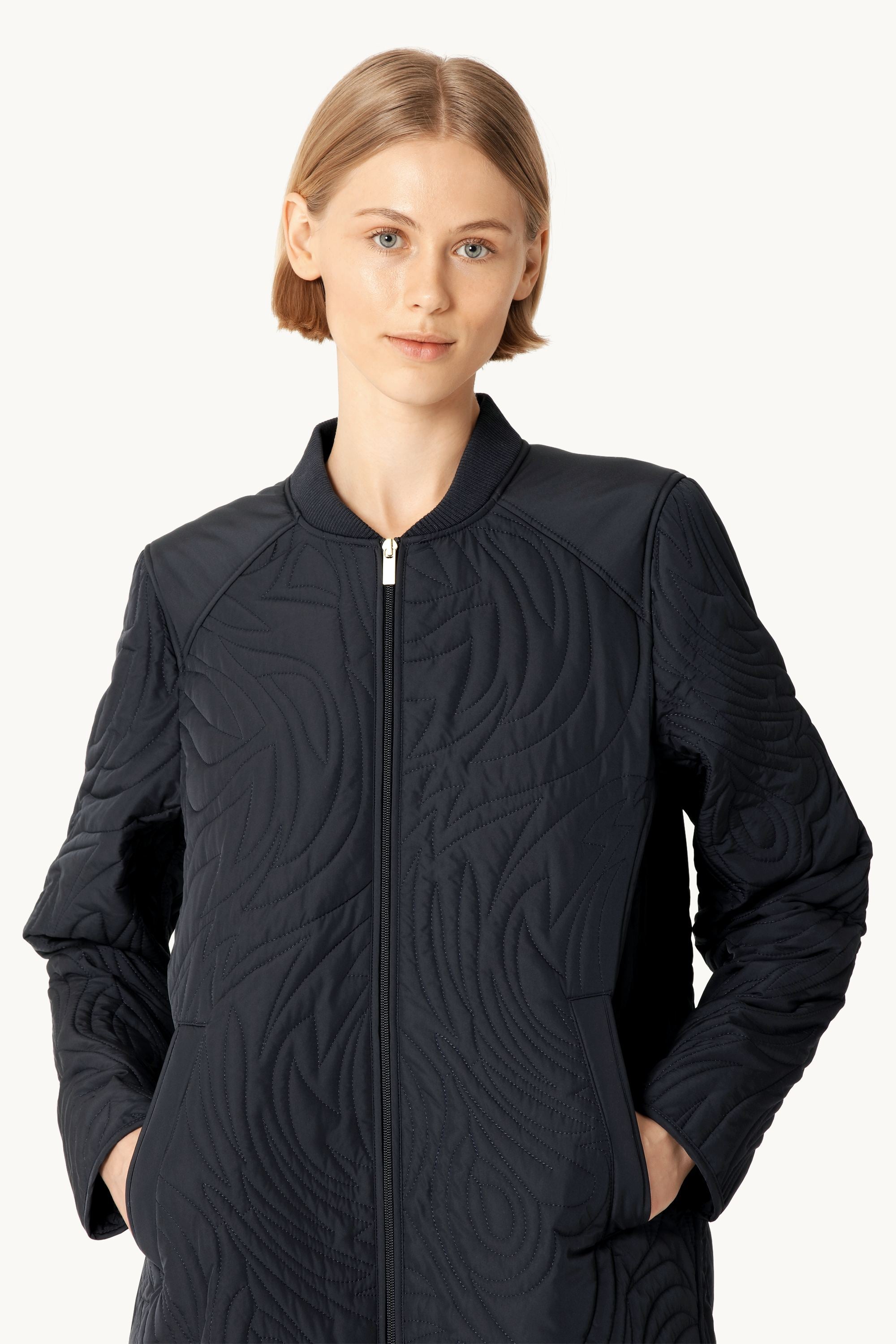 Quiltet Jakke - Dark Indigo