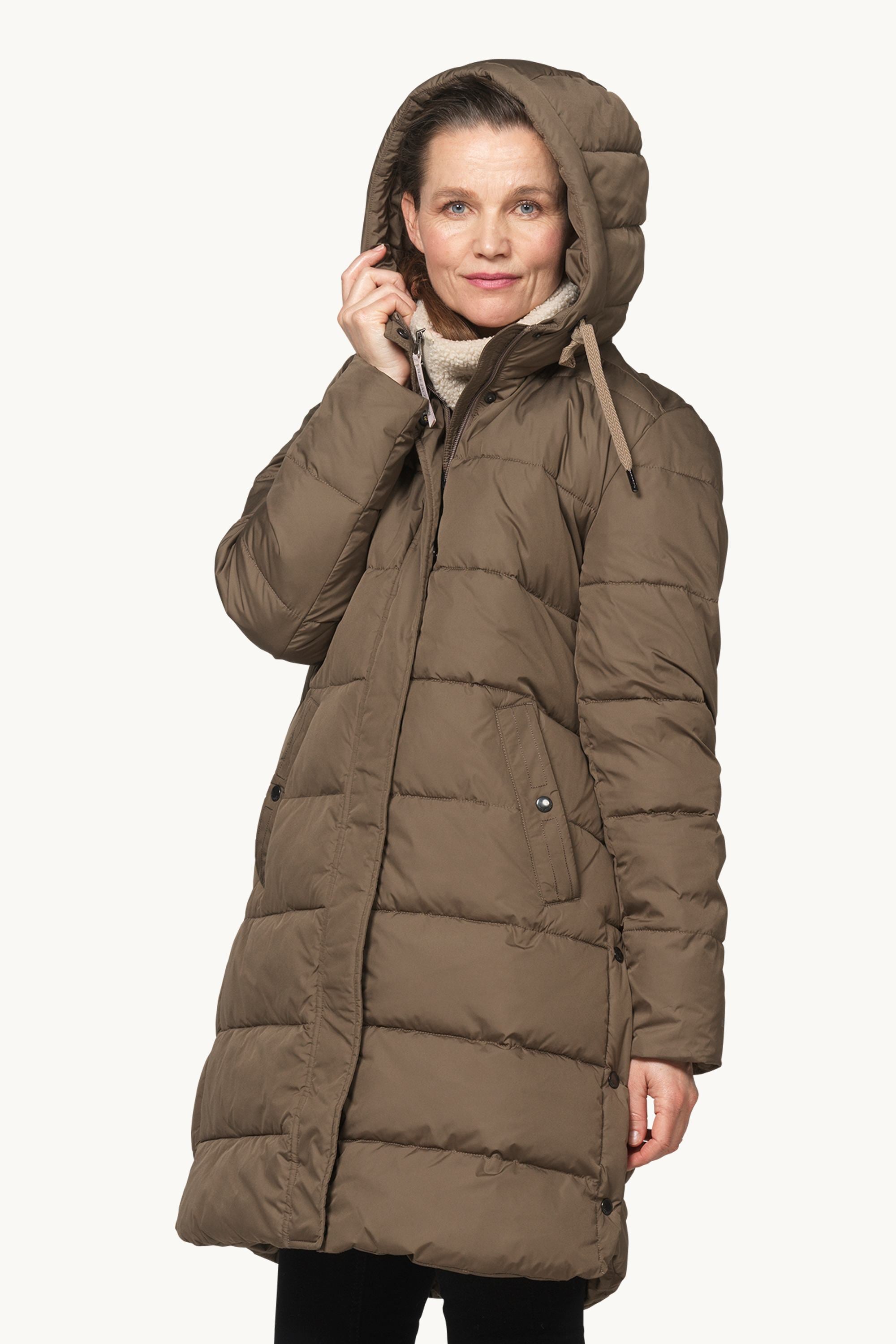 Padded Coat - Mud